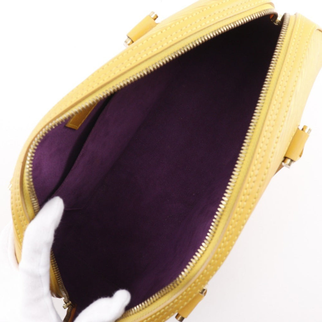 Louis Vuitton Yellow Epi Leather Handbag