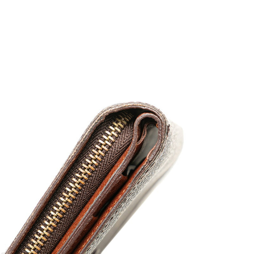 Louis Vuitton Brown Pvc Leather Wallet