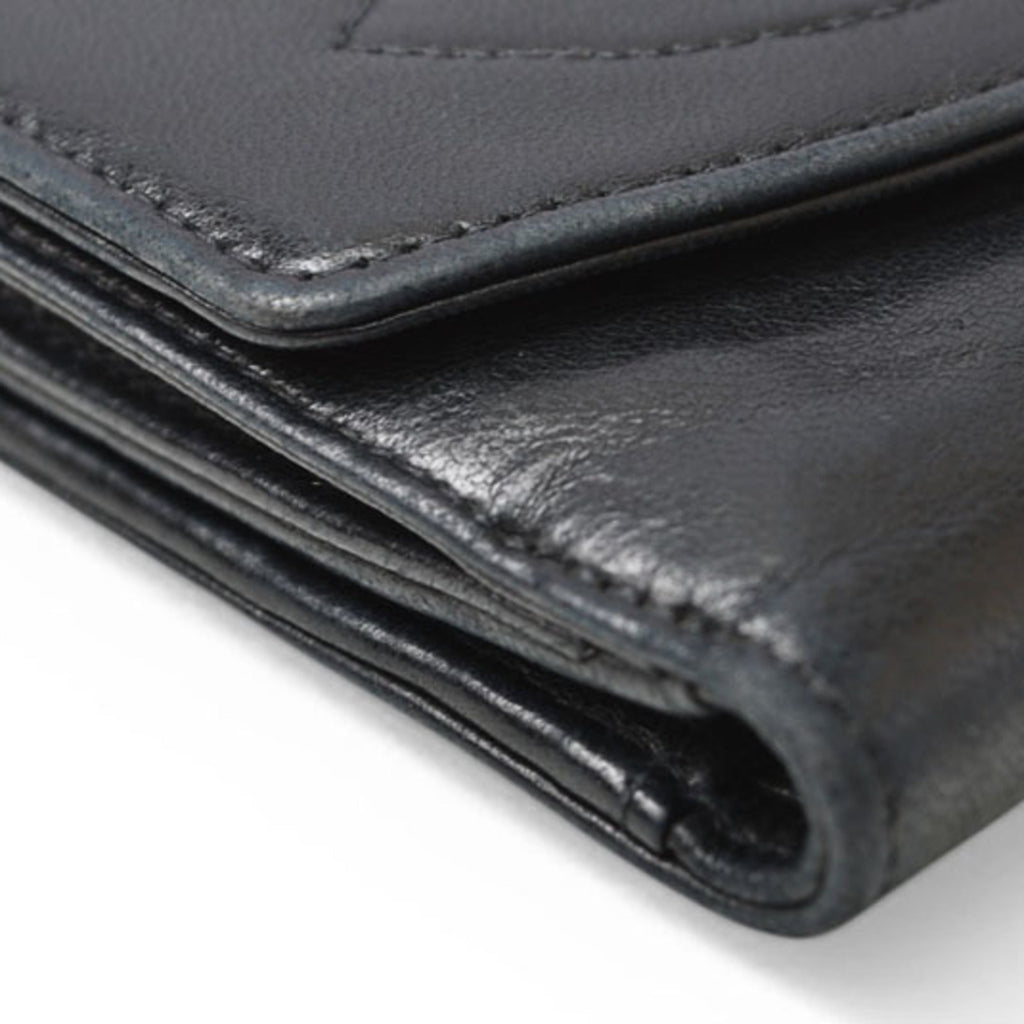 Chanel Black Leather Wallet (Bi-Fold)