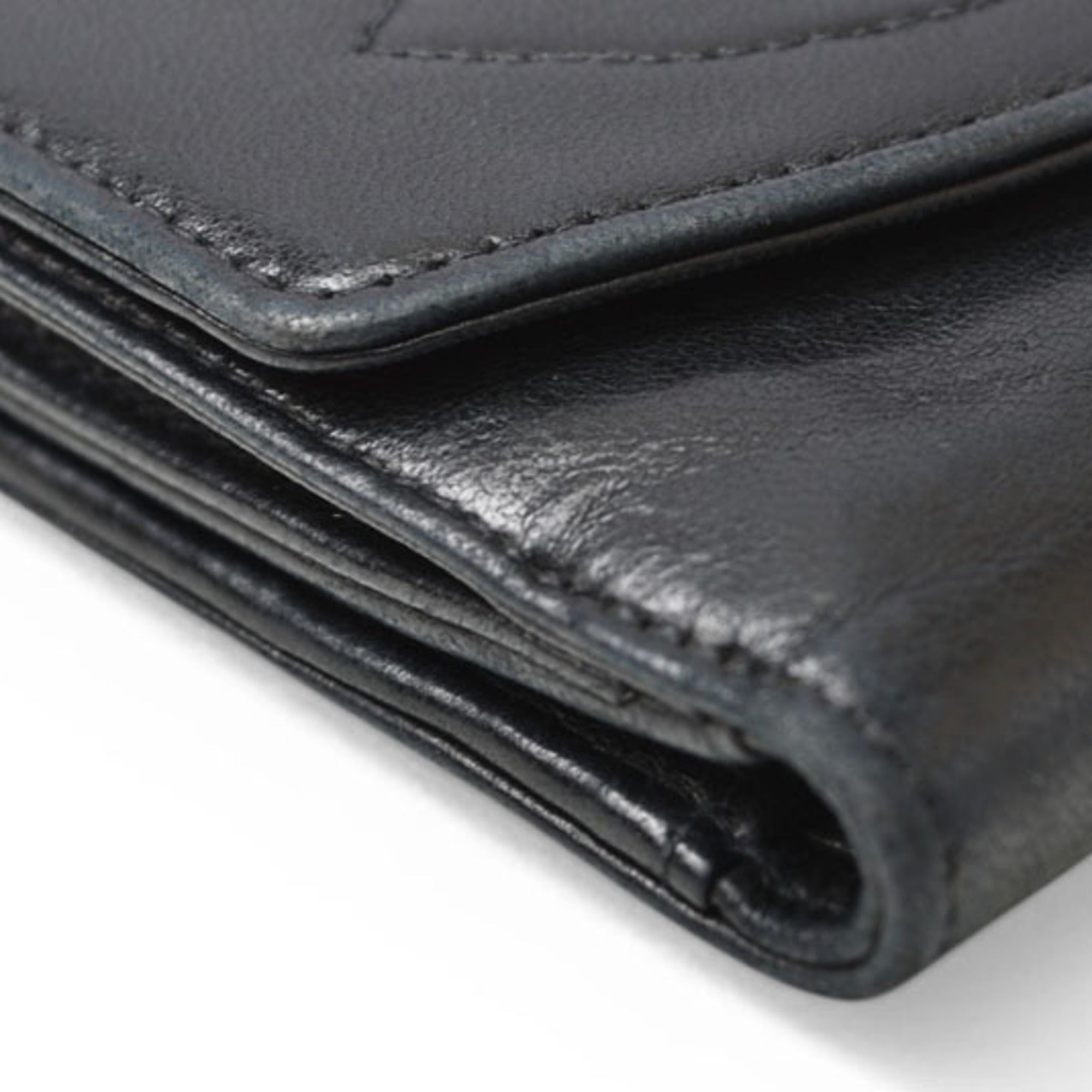 Chanel Black Leather Wallet (Bi-Fold)