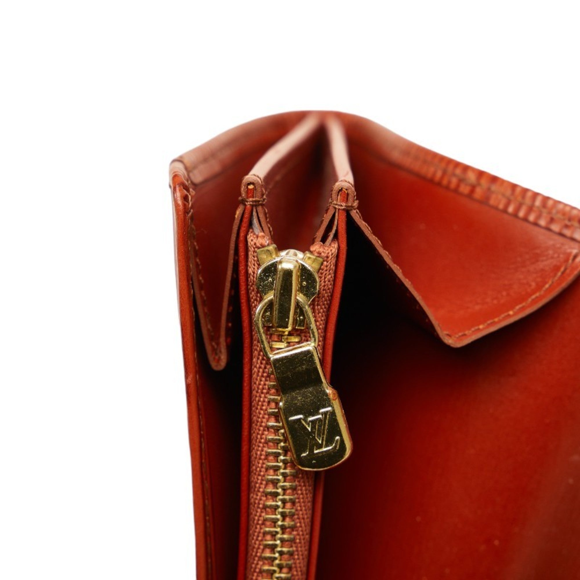 Louis Vuitton Epi Kenyan Brown Epi Leather Long Wallet