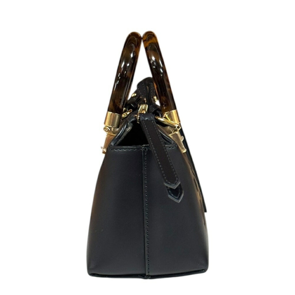 Fendi Black Leather Shoulder Bag