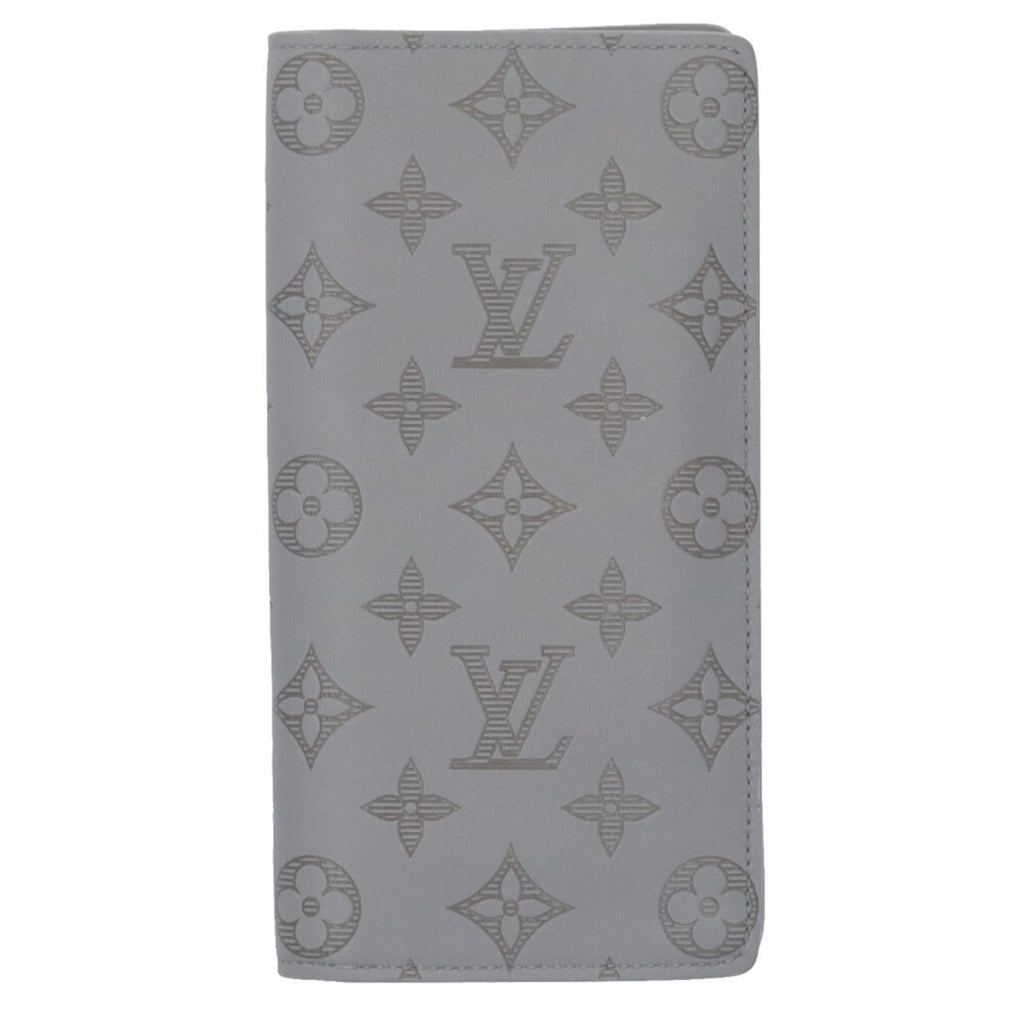 Louis Vuitton Gray Monogram Shadow Long Wallet