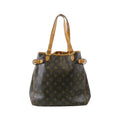Louis Vuitton Brown Coated Canvas Shoulder Bag