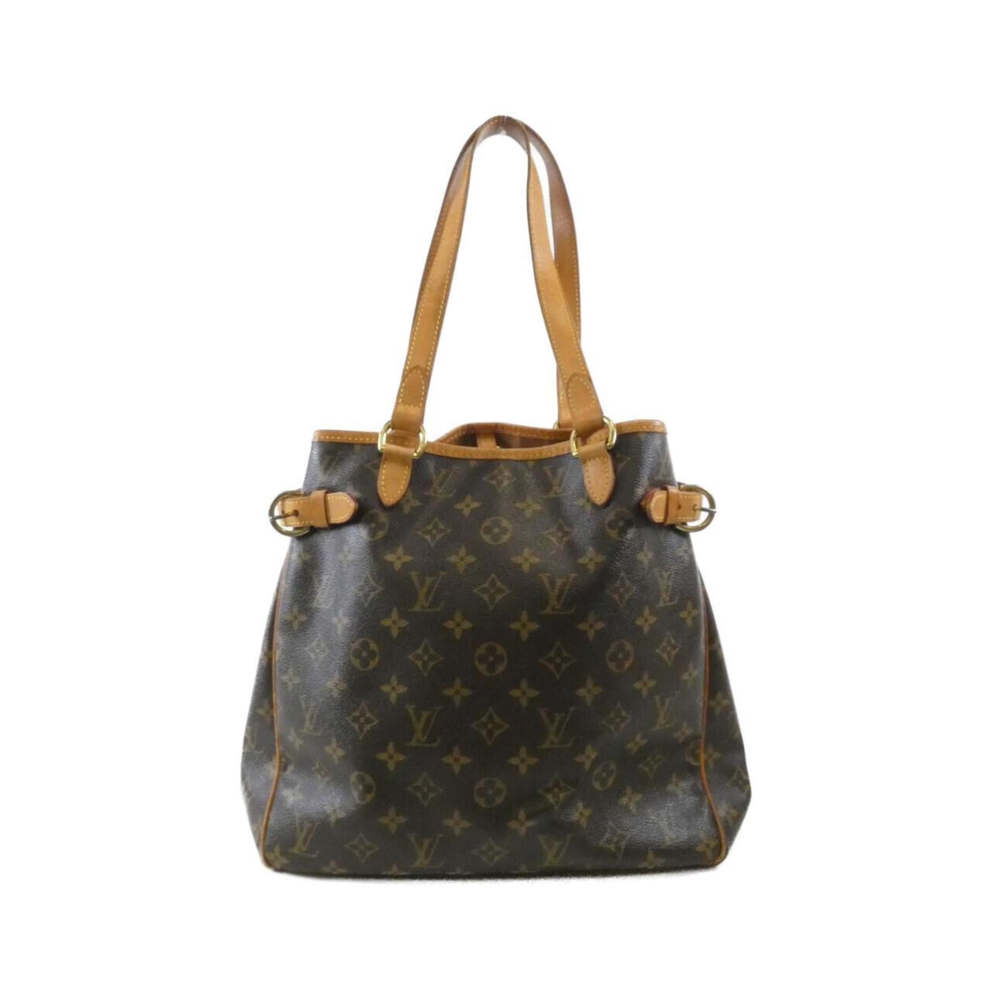 Louis Vuitton Brown Coated Canvas Shoulder Bag