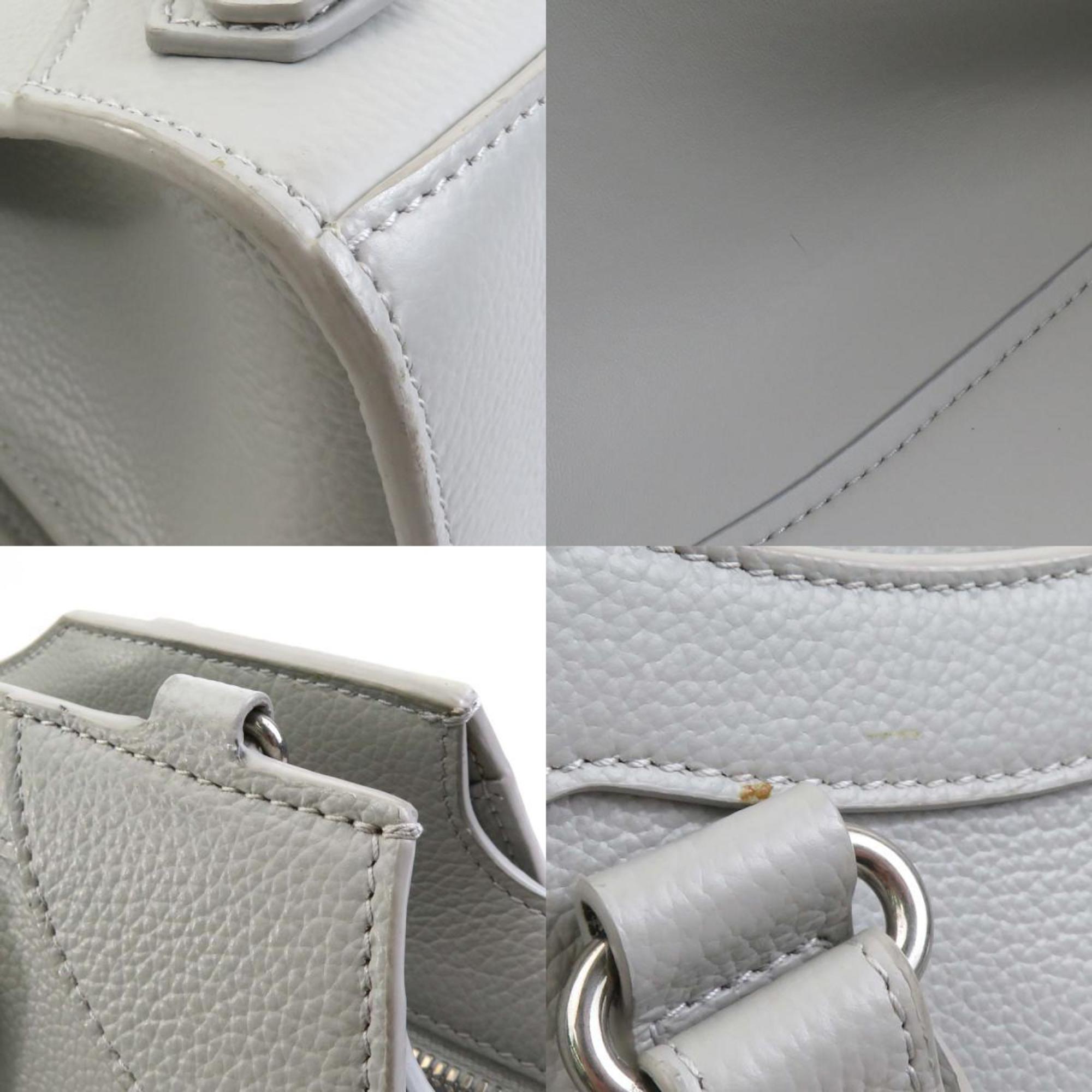 Balenciaga Light Gray Leather Handbag Shoulder