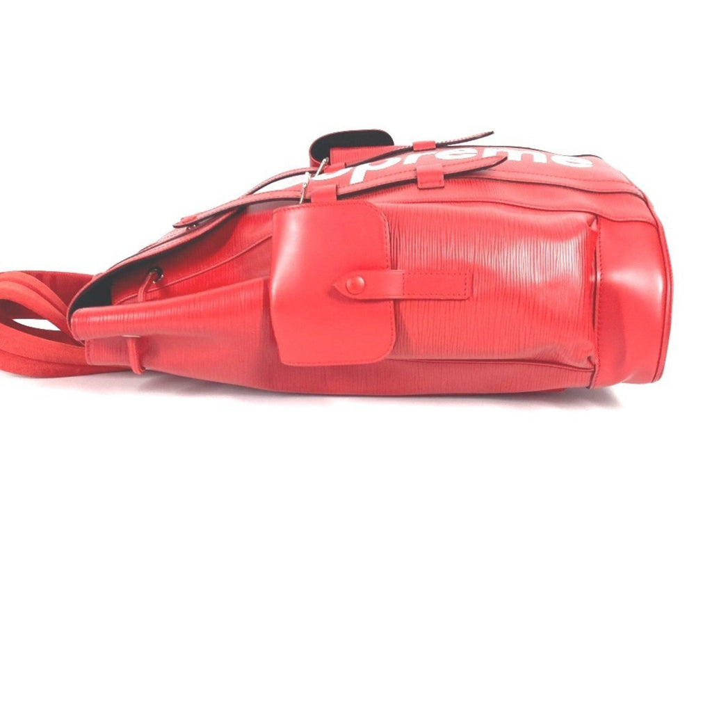 Louis Vuitton Epi Red Color White Epi Leather Backpack