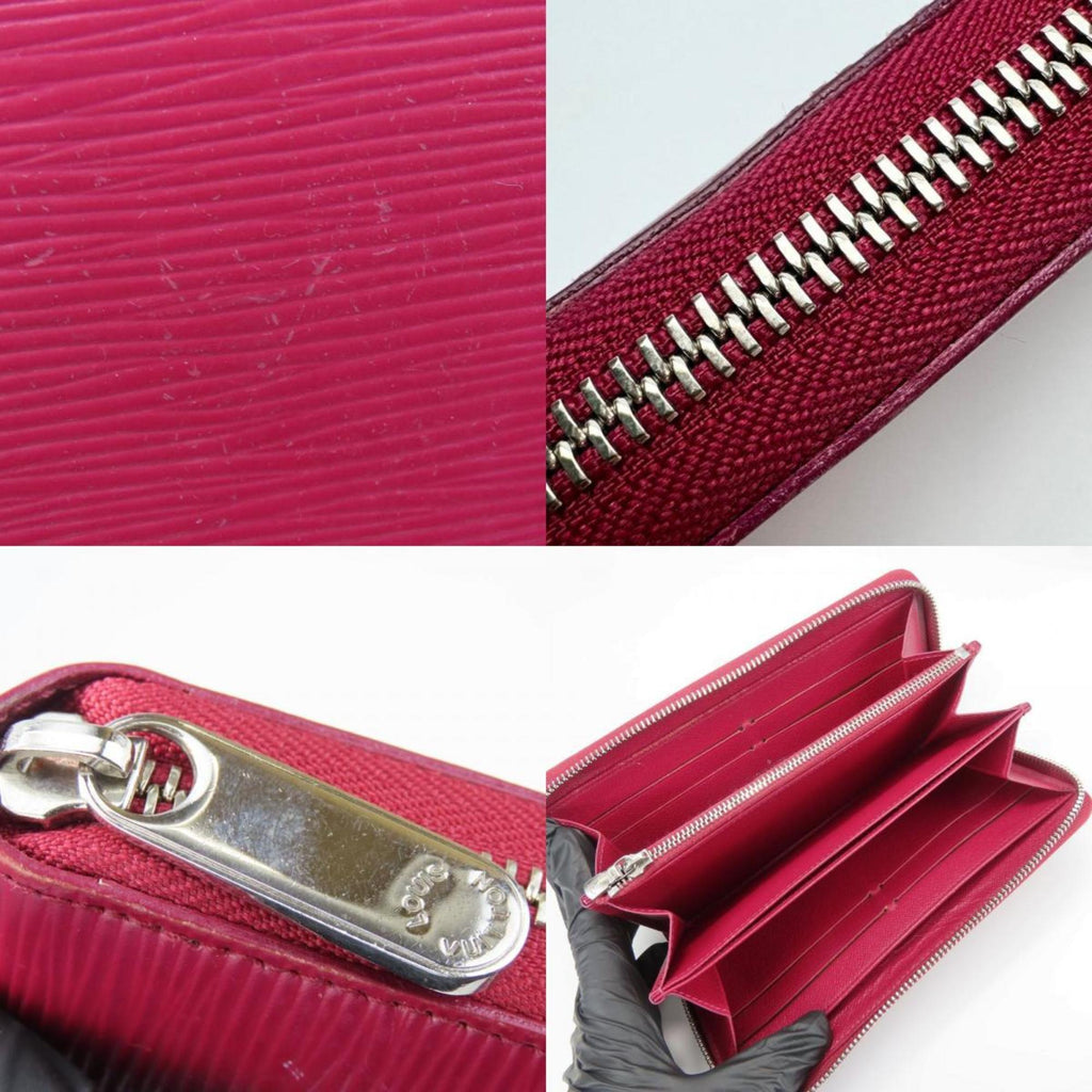 Louis Vuitton Bordeaux Fuchsia Epi Leather Long Wallet
