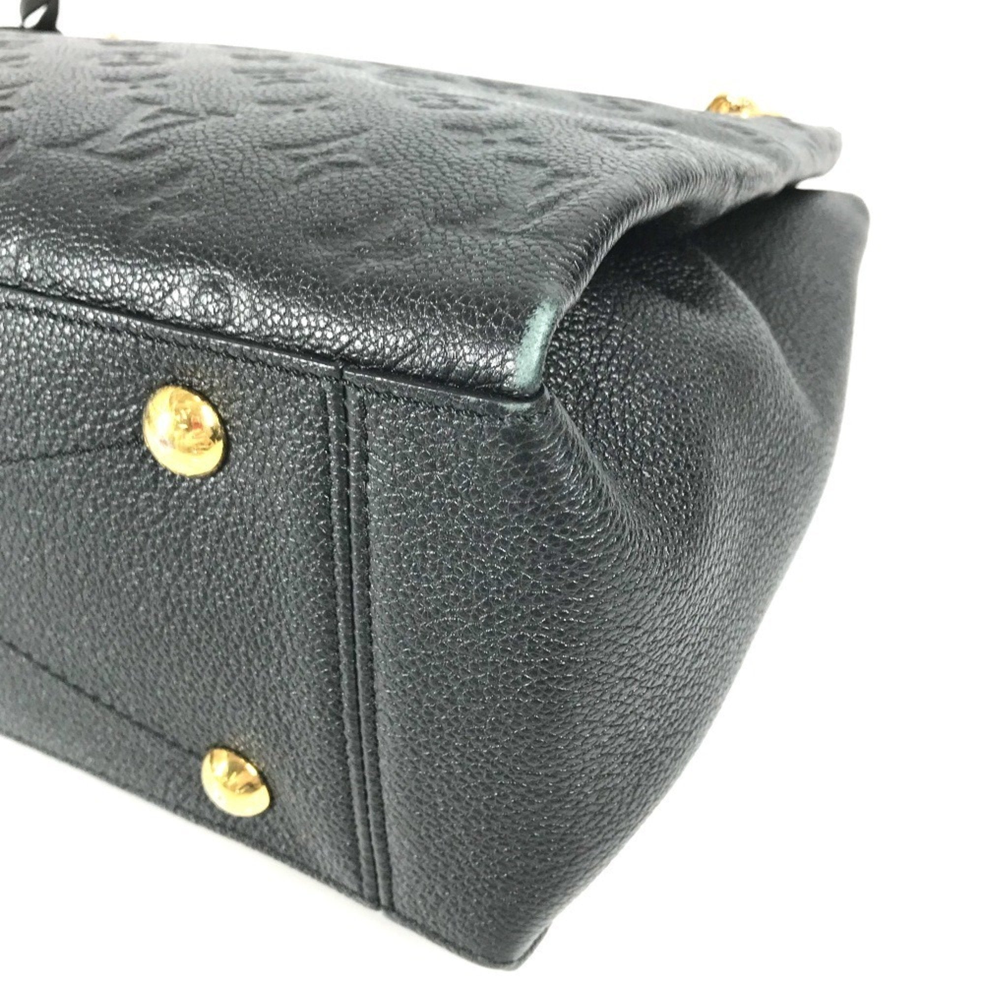 Louis Vuitton Black Noir Monogram Empreinte Shoulder Bag Tote Bag