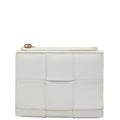 Bottega Veneta White Leather Wallet (Bi-Fold)