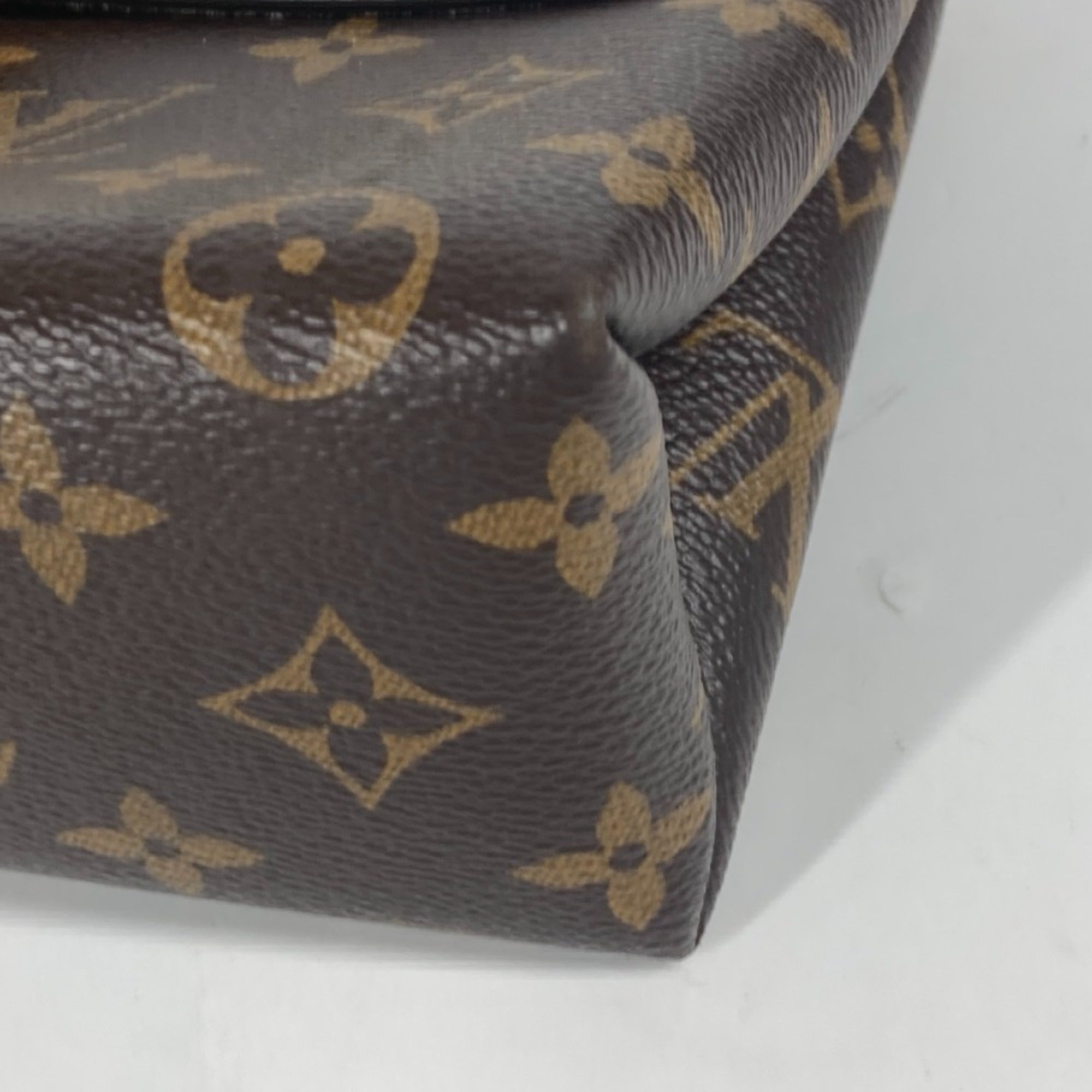 Louis Vuitton Monogram Brown White Monogram Handbag Shoulder Bag