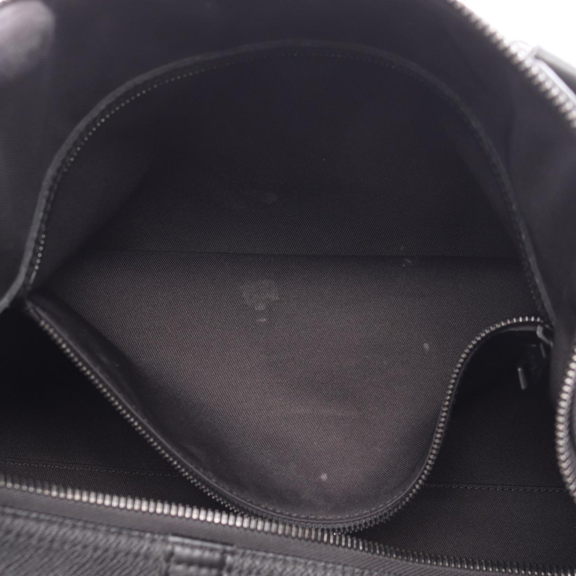 Louis Vuitton Black Multi-Color Noir Leather Boston Bag
