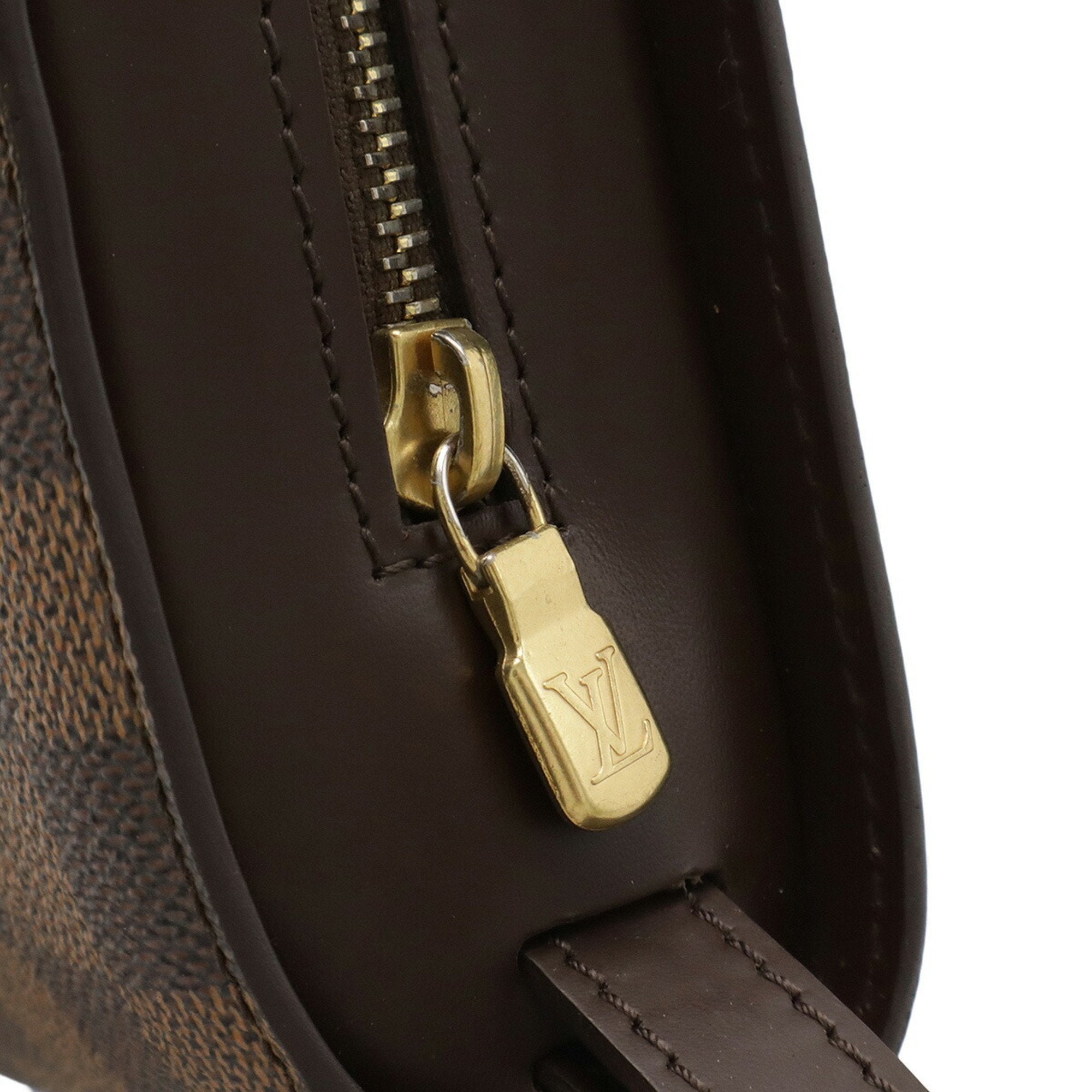 Louis Vuitton Damier Brown Damier Canvas Pvc Clutch Bag
