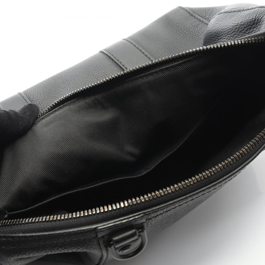 Louis Vuitton Black Leather Shoulder Bag