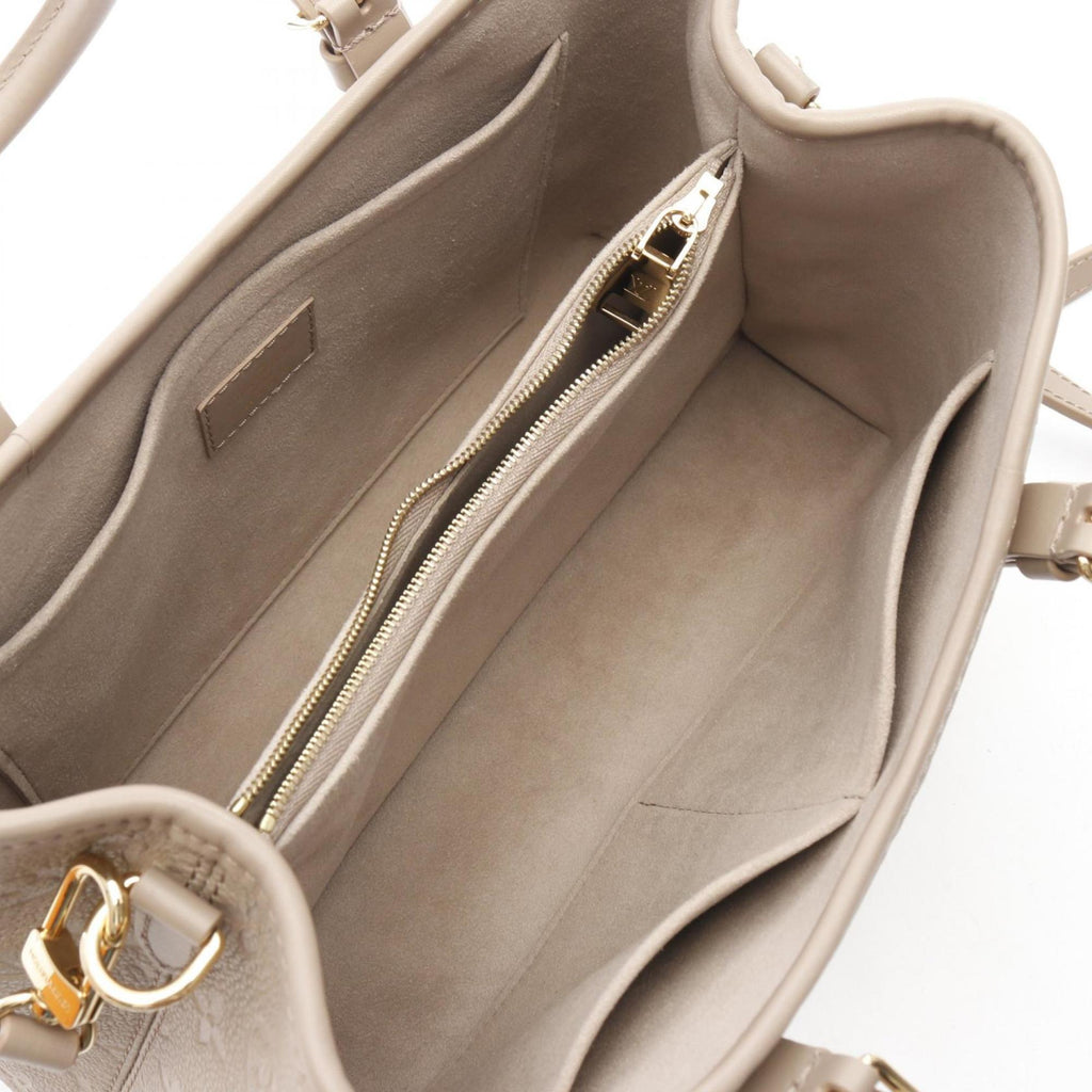 Louis Vuitton Beige Leather Handbag