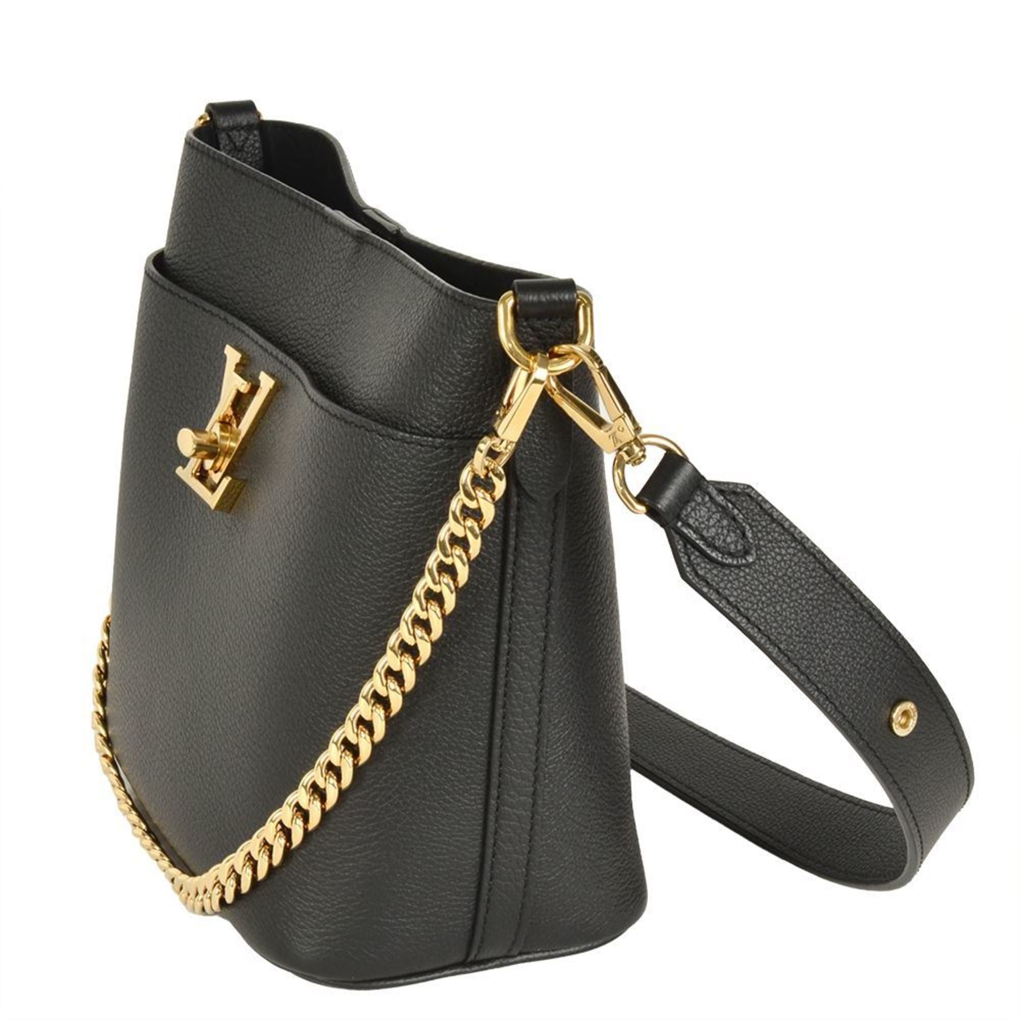 Louis Vuitton Black Noir Leather Shoulder Bag
