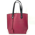 Fendi Black Purple Leather Shoulder Bag Tote Bag