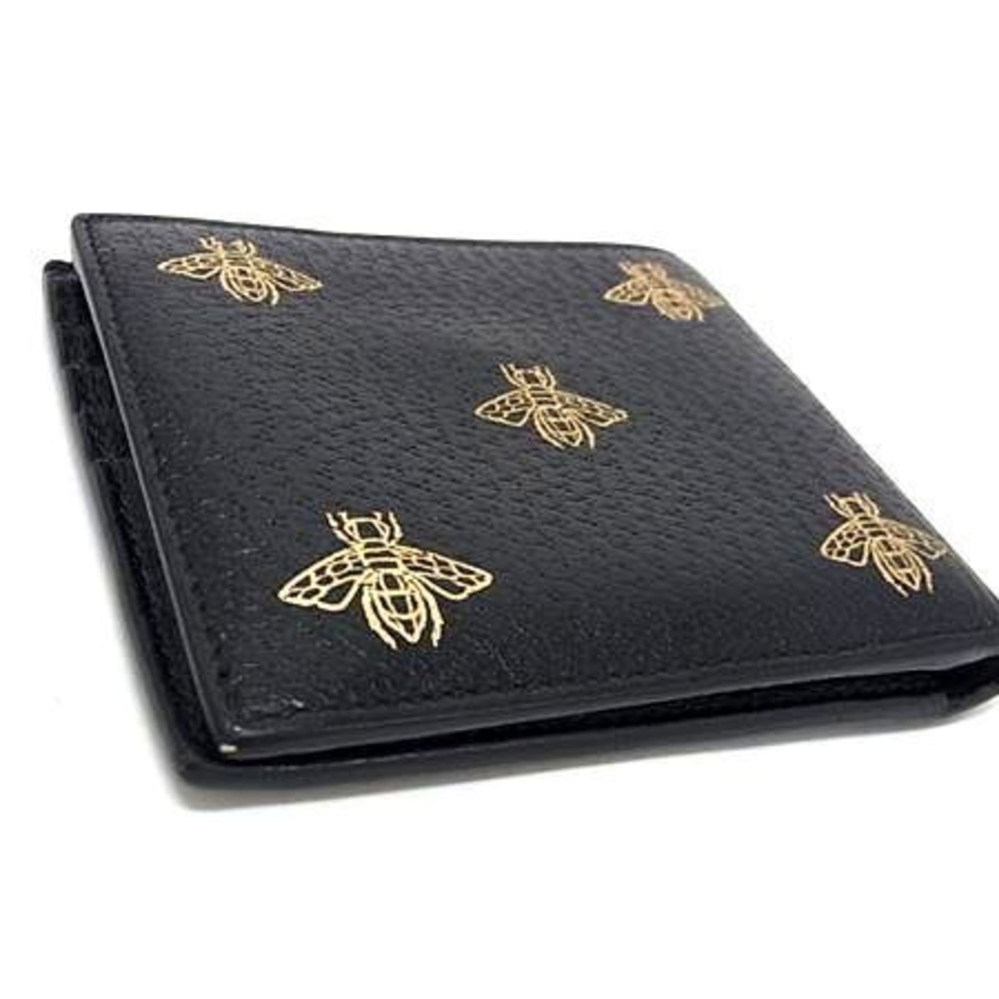 Gucci Black Leather Wallet (Bi-Fold) (Pre-Owned)
