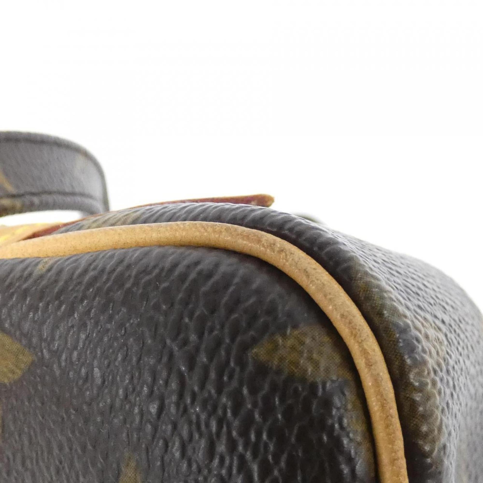 Louis Vuitton Brown Coated Canvas Shoulder Bag