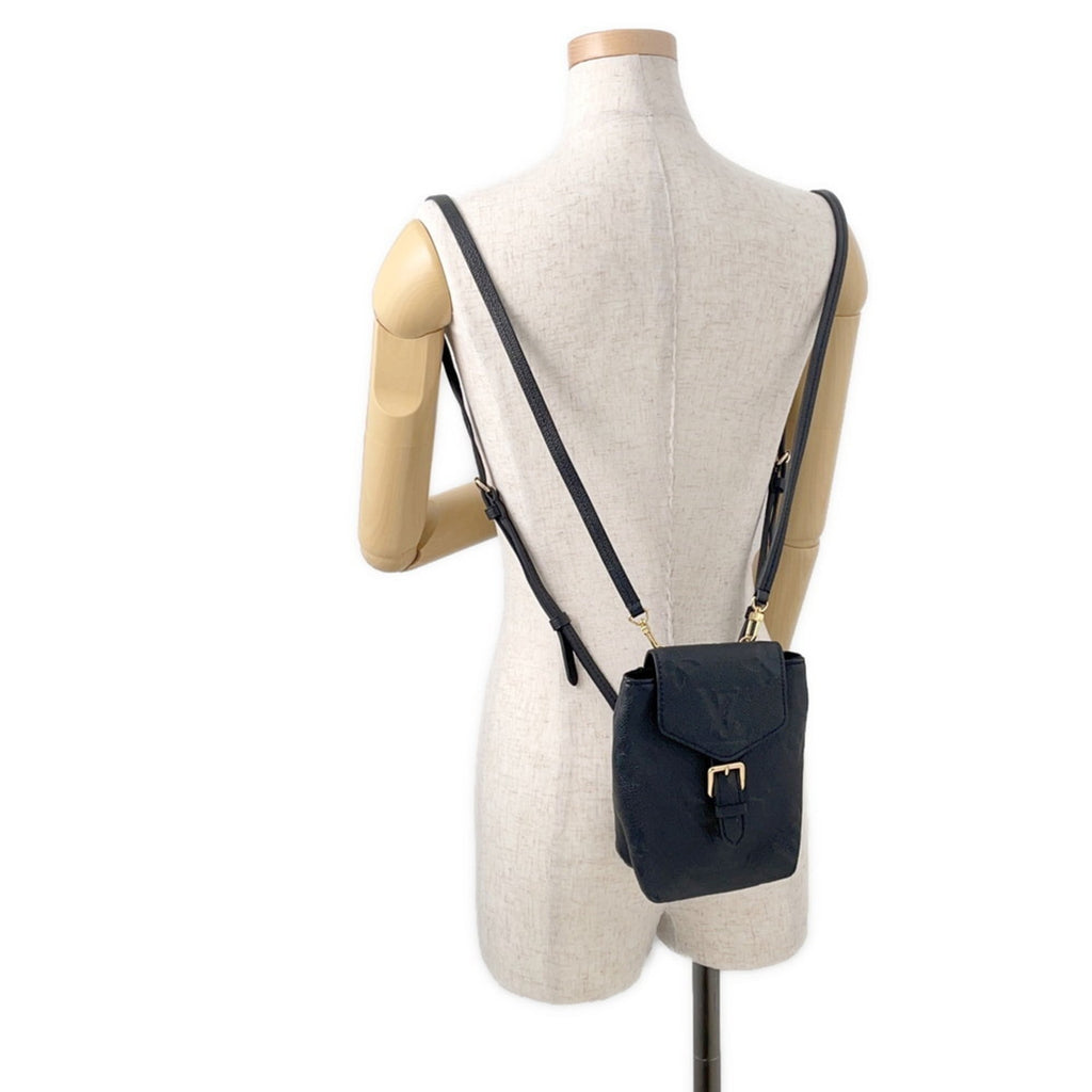 Louis Vuitton Black Monogram Noir Monogram Empreinte Backpack
