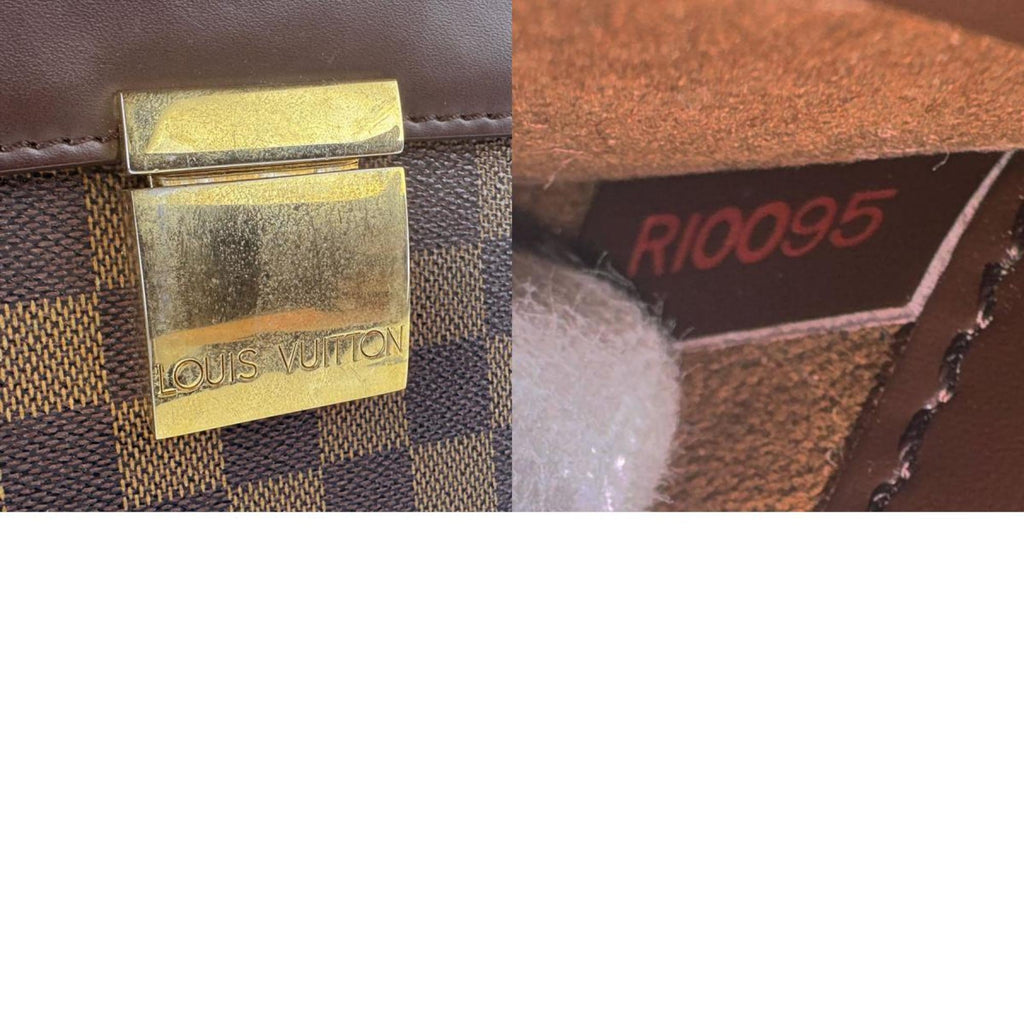 Louis Vuitton Brown Damier Canvas Handbag