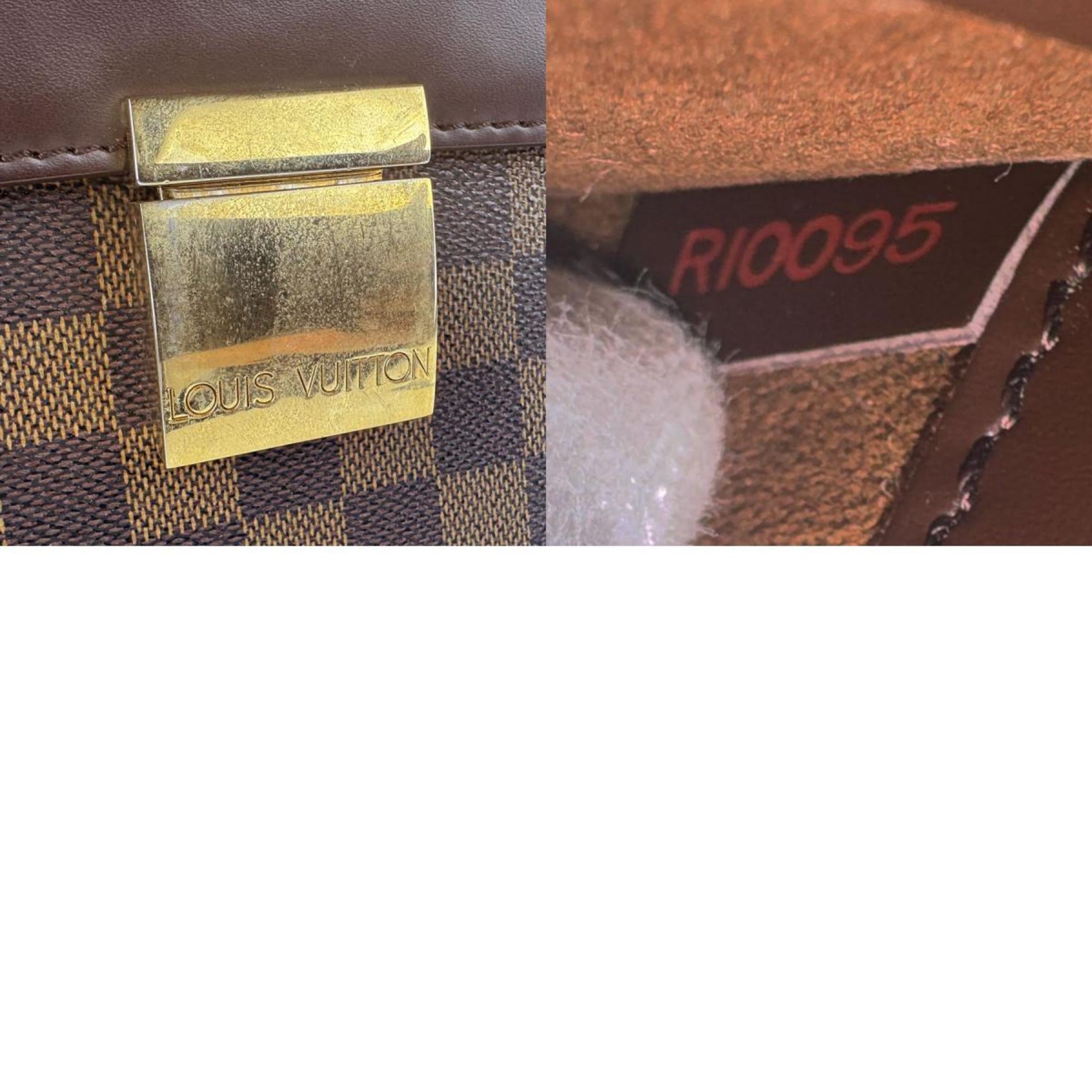 Louis Vuitton Brown Damier Canvas Handbag