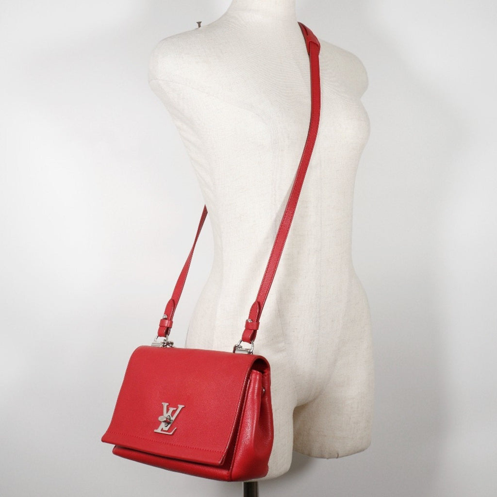Louis Vuitton Red Color Ruby Leather Shoulder Bag