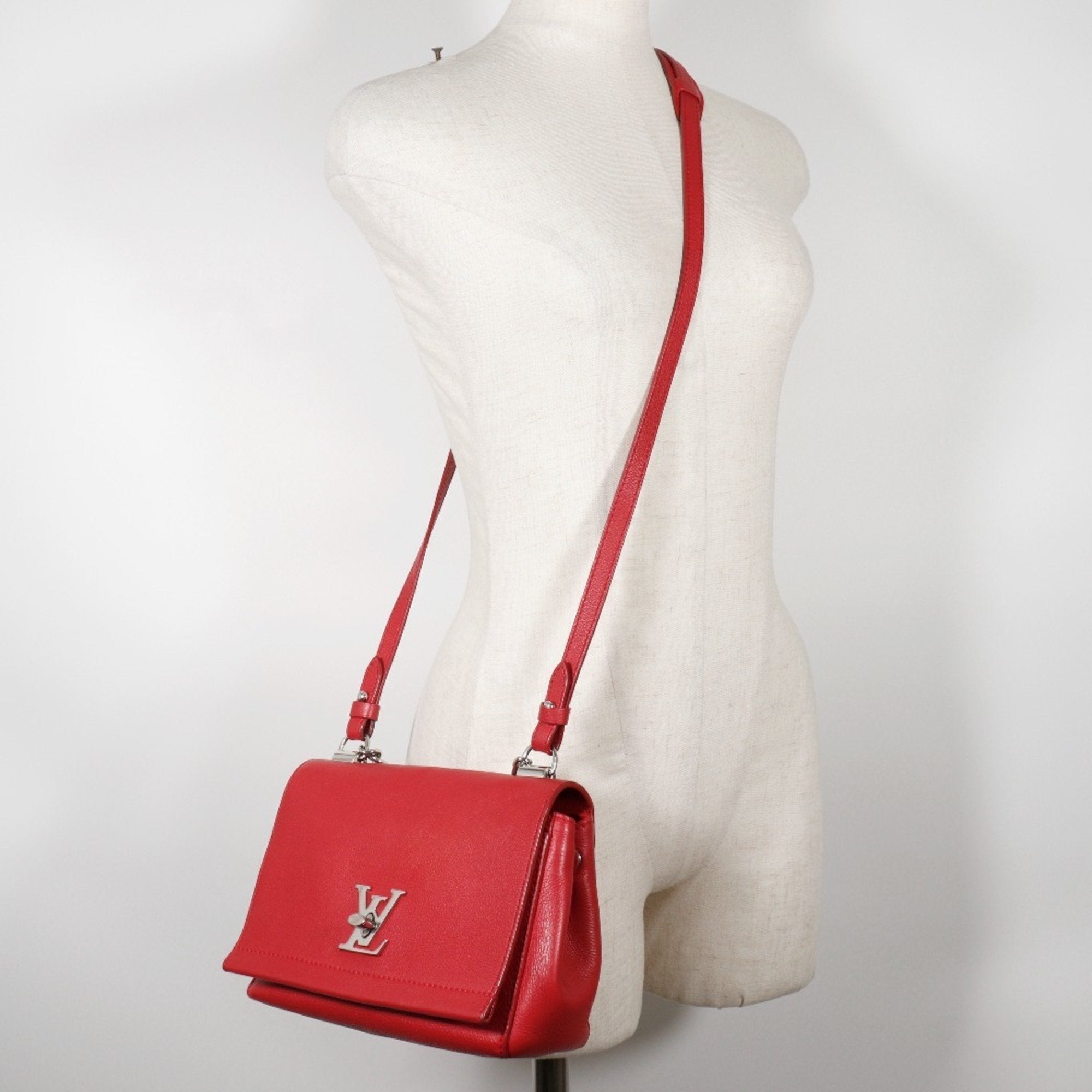 Louis Vuitton Red Color Ruby Leather Shoulder Bag