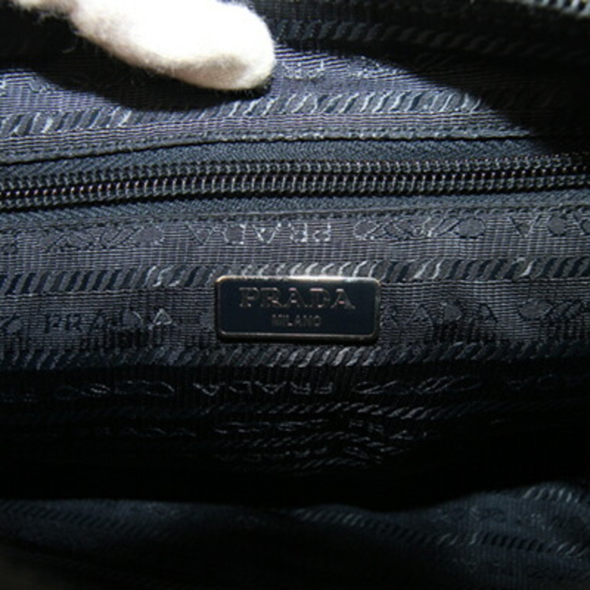 Prada Navy Nylon Pouch