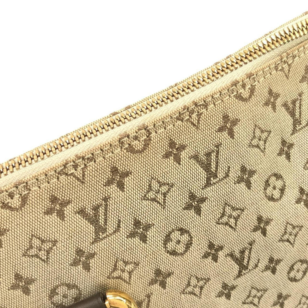 Louis Vuitton Khaki Canvas Handbag