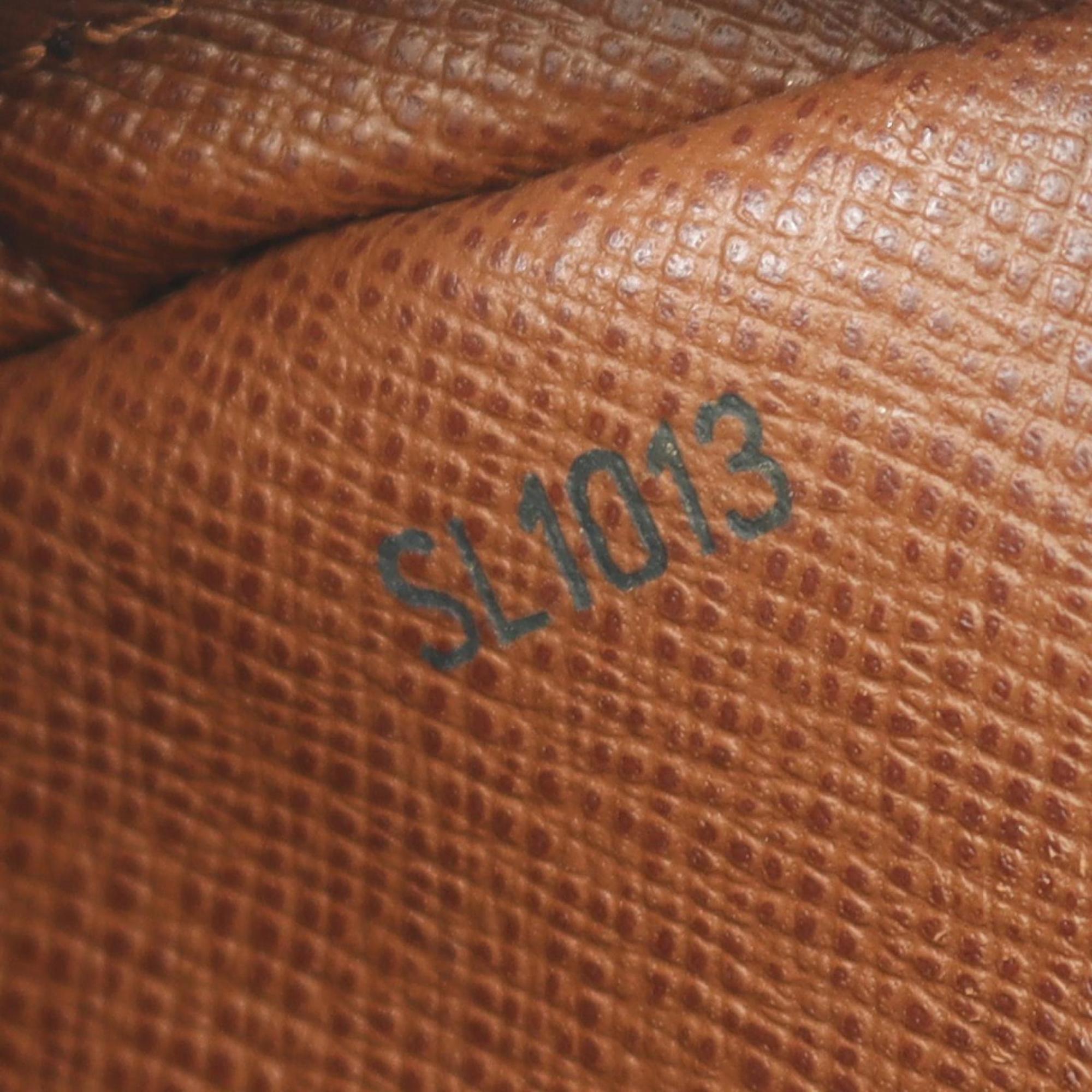 Louis Vuitton Brown Monogram Coated Canvas Leather Shoulder Bag