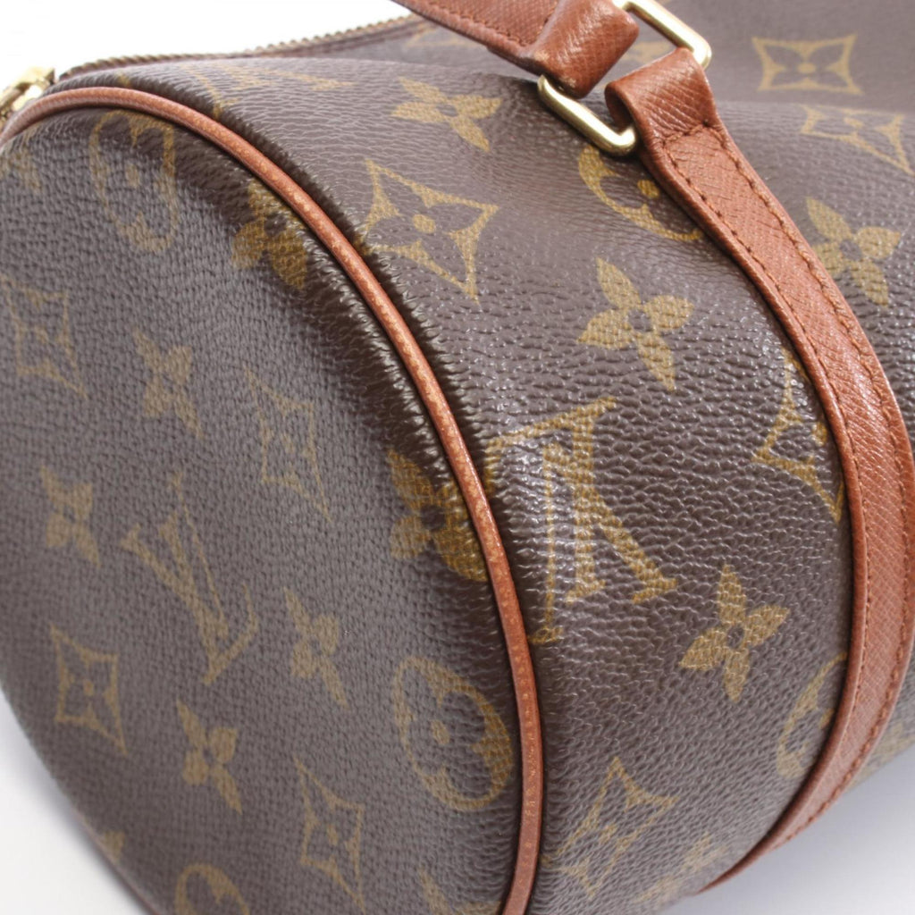 Louis Vuitton Brown Monogram Pvc Coated Canvas Leather Handbag