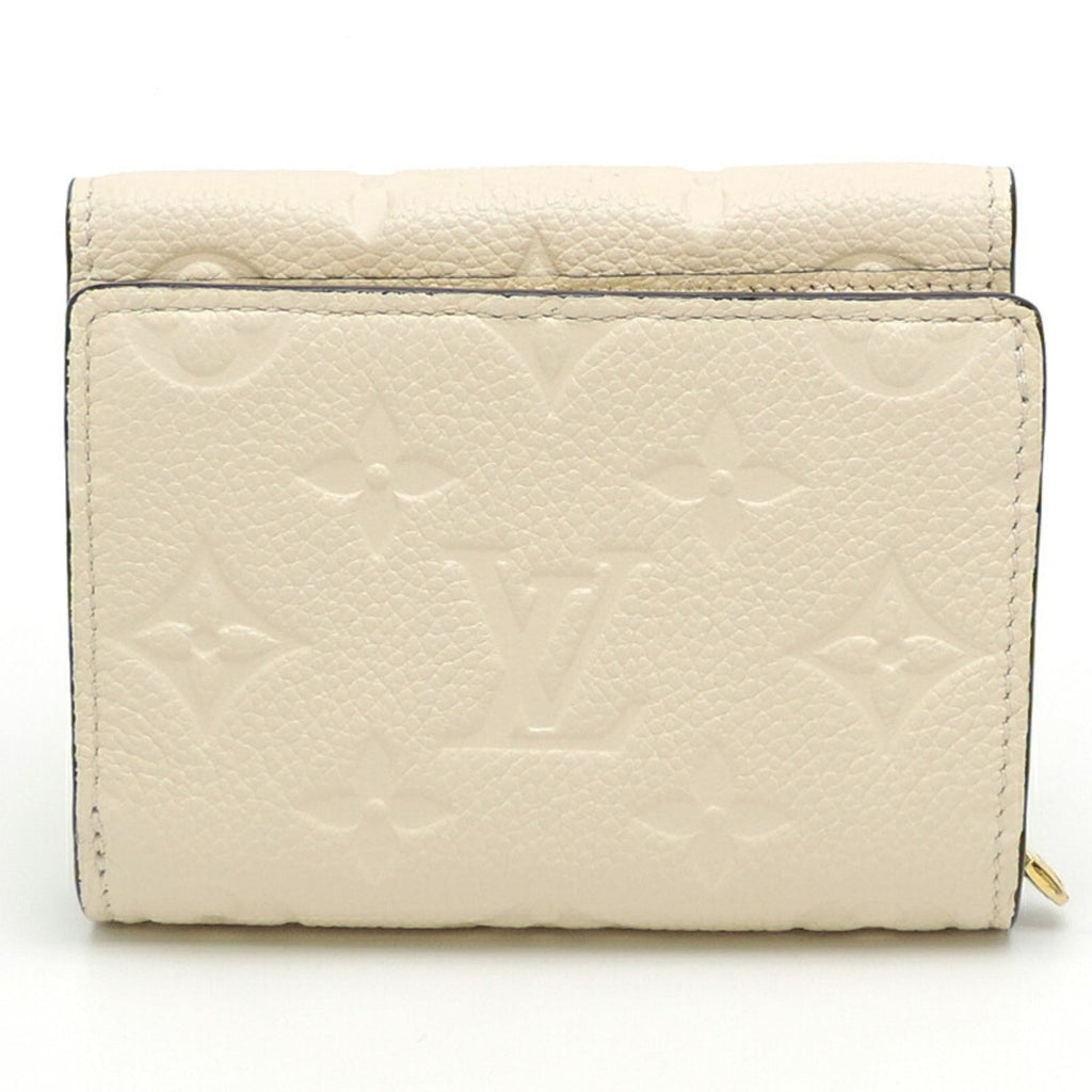Louis Vuitton White Monogram Empreinte Wallet (Tri-Fold)