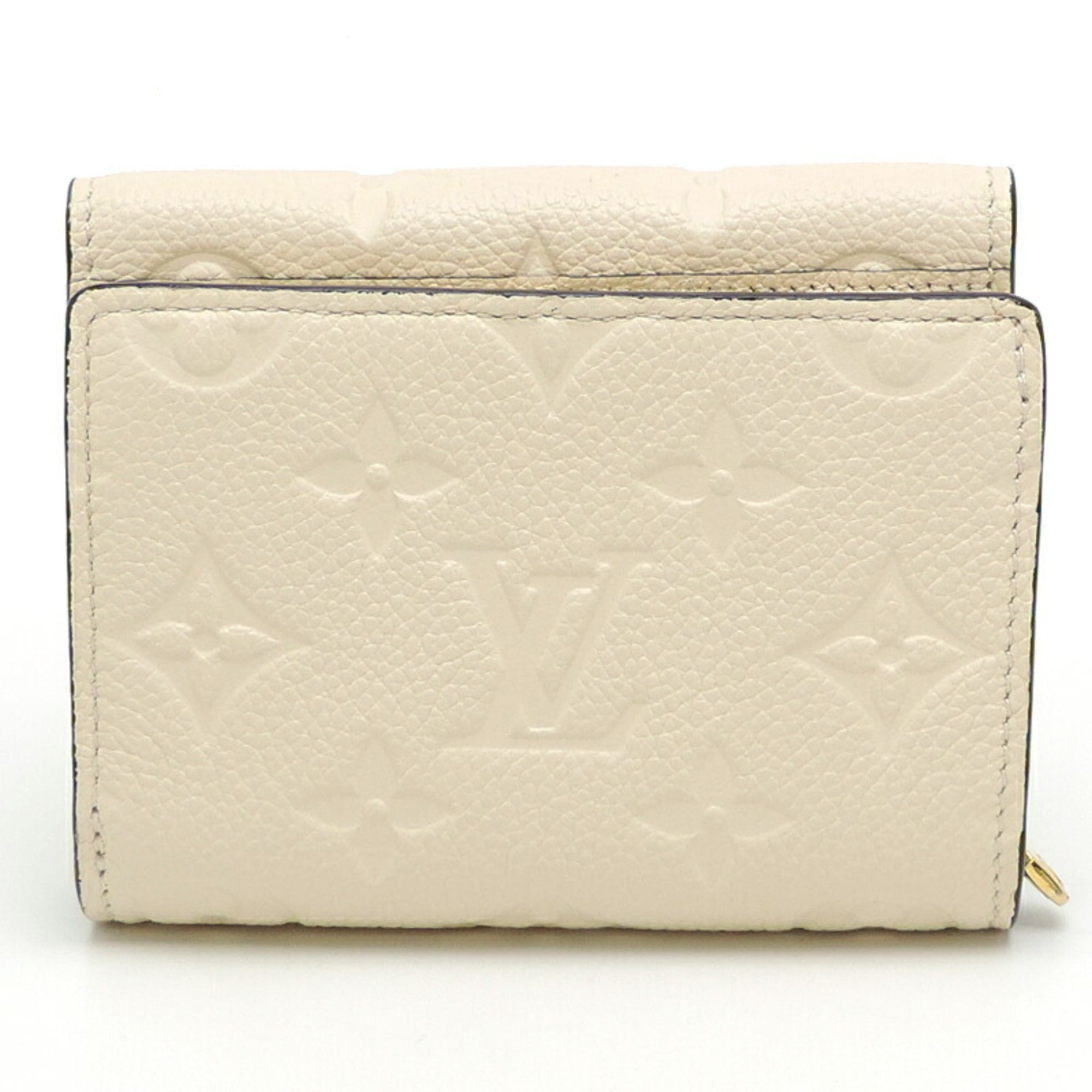 Louis Vuitton White Monogram Empreinte Wallet (Tri-Fold)