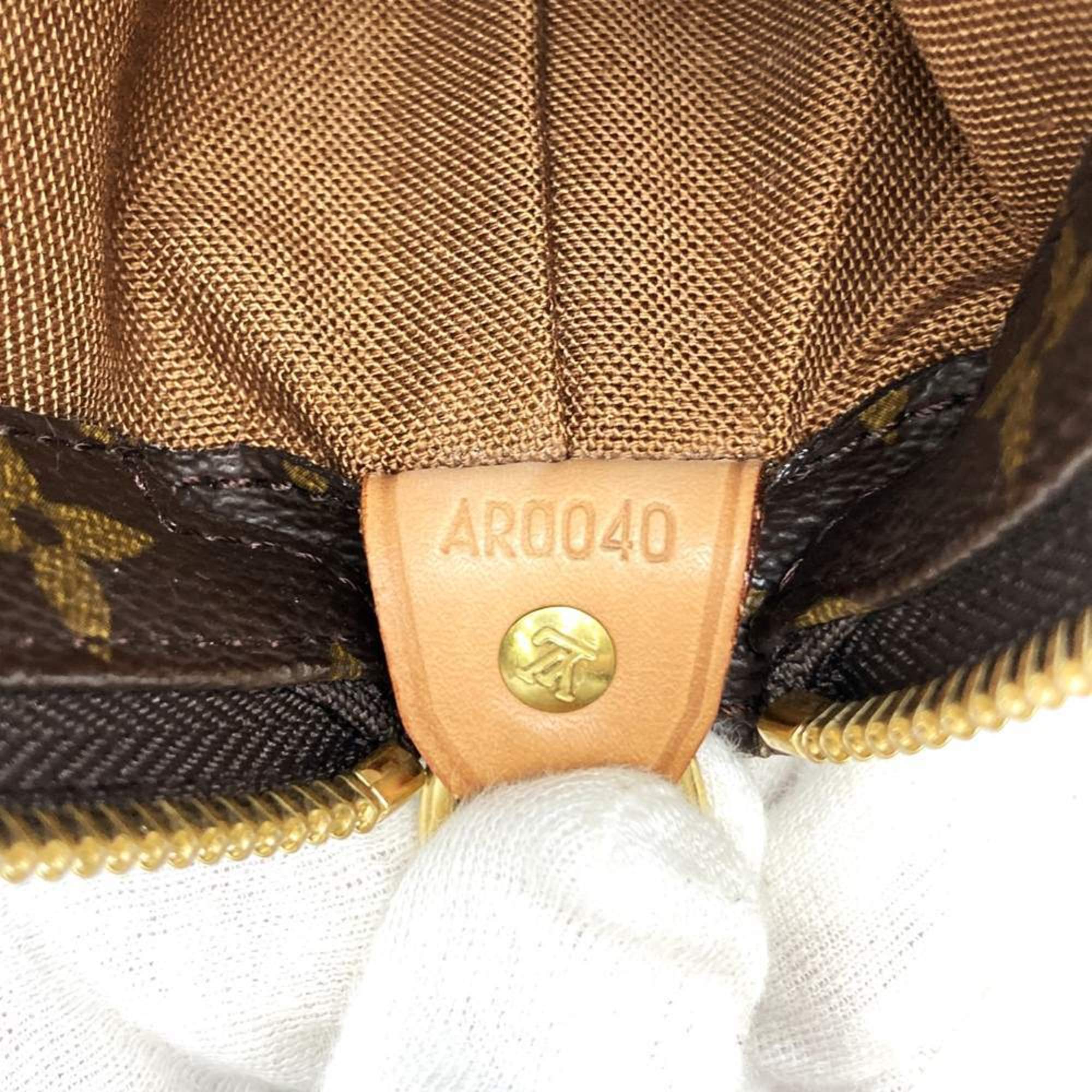 Louis Vuitton Brown Monogram Canvas Tote Bag