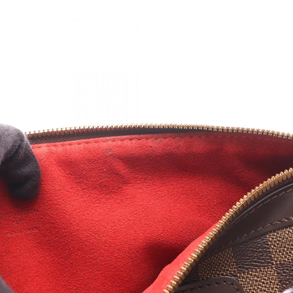 Louis Vuitton Brown Coated Canvas Leather Handbag