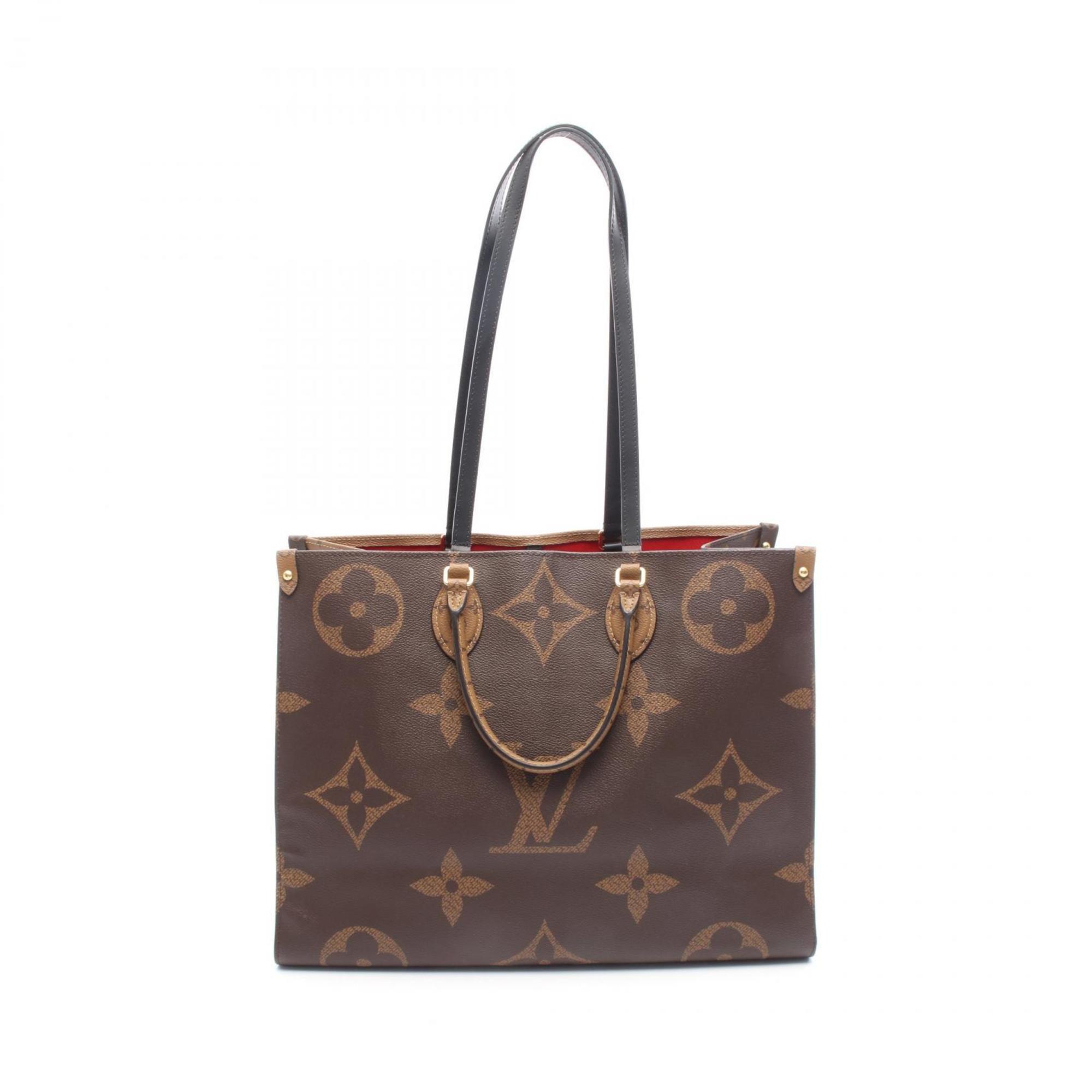 Louis Vuitton Brown Coated Canvas Monogram Reverse Pvc Leather Shoulder Bag