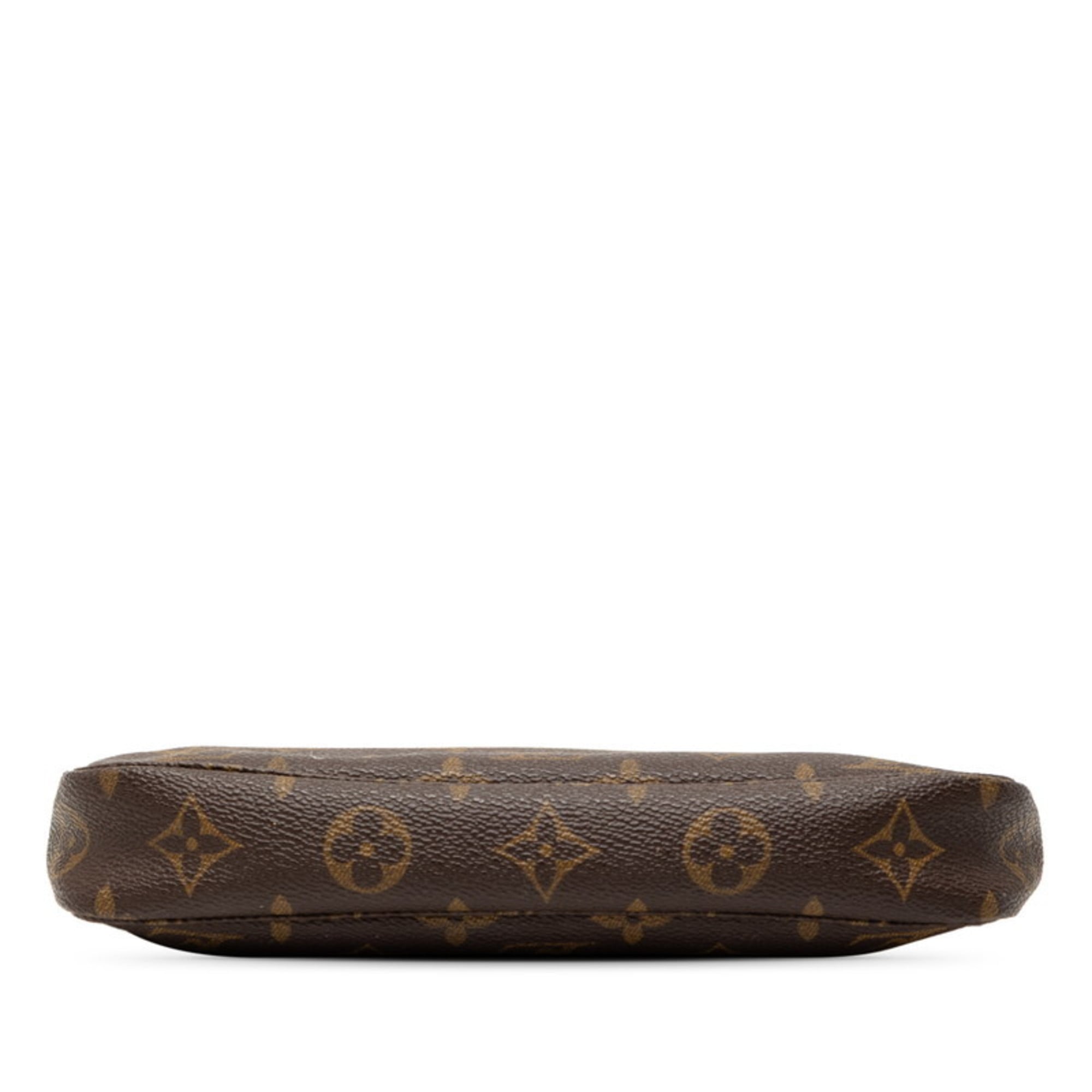 Louis Vuitton Brown Monogram Pvc Leather Pochette Shoulder Bag