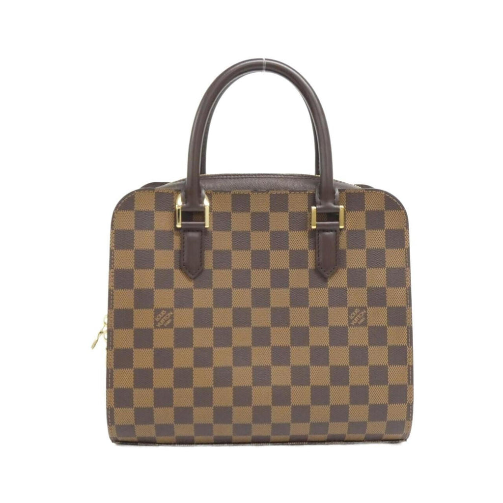 Louis Vuitton Brown Coated Canvas Handbag