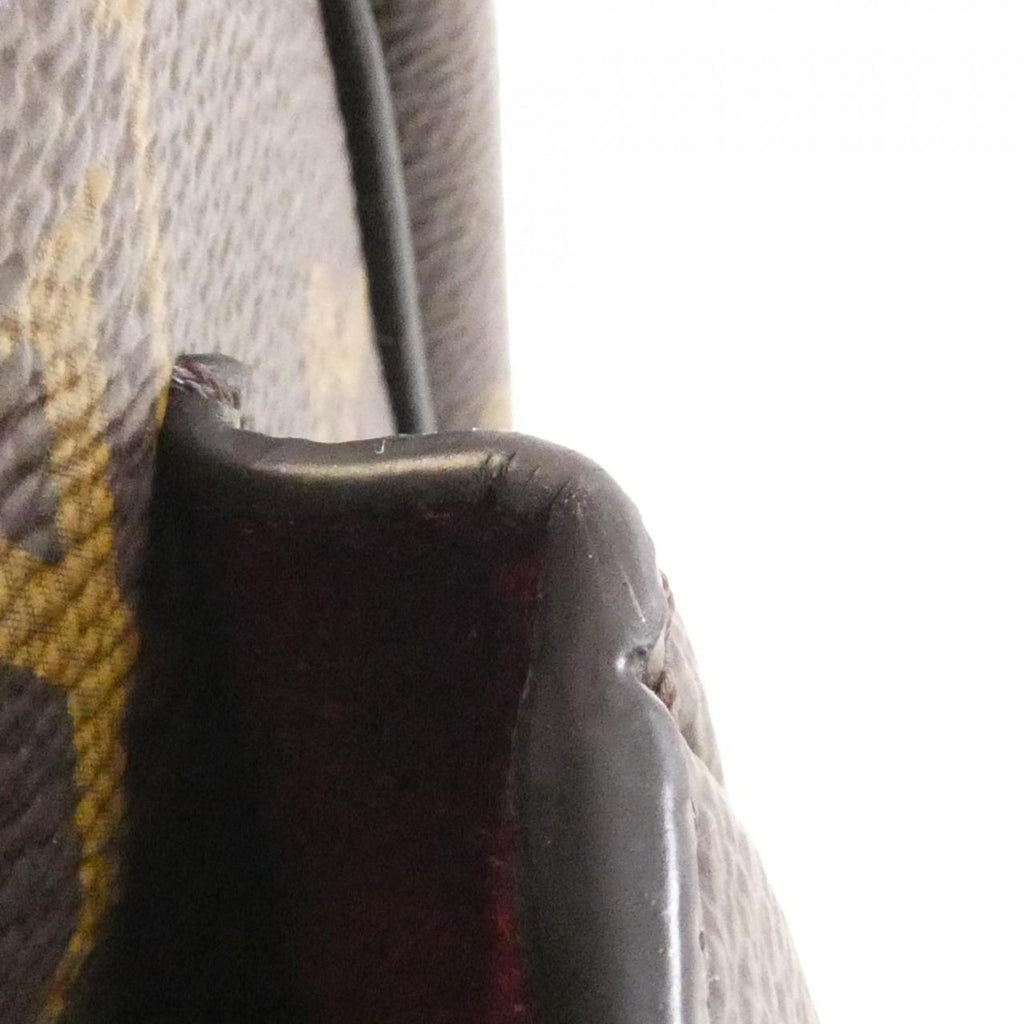 Louis Vuitton Brown Coated Canvas Shoulder Bag