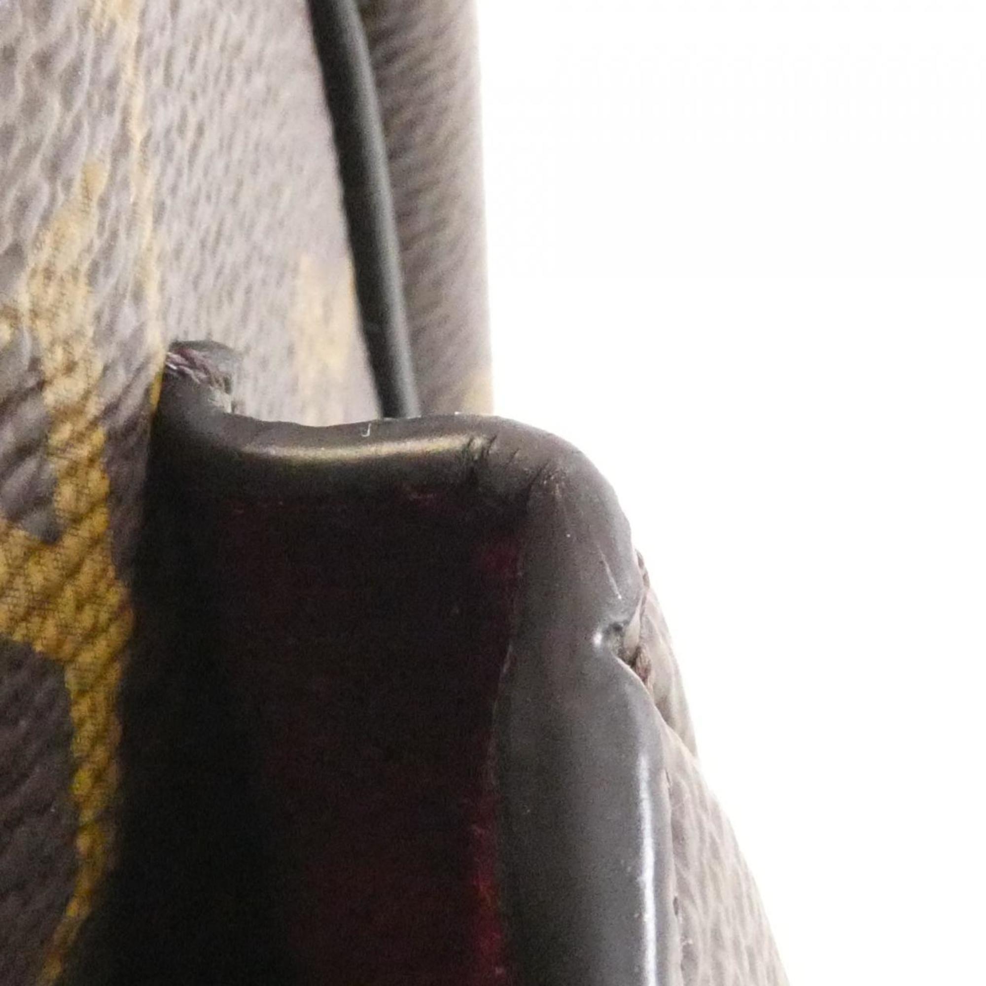Louis Vuitton Brown Coated Canvas Shoulder Bag