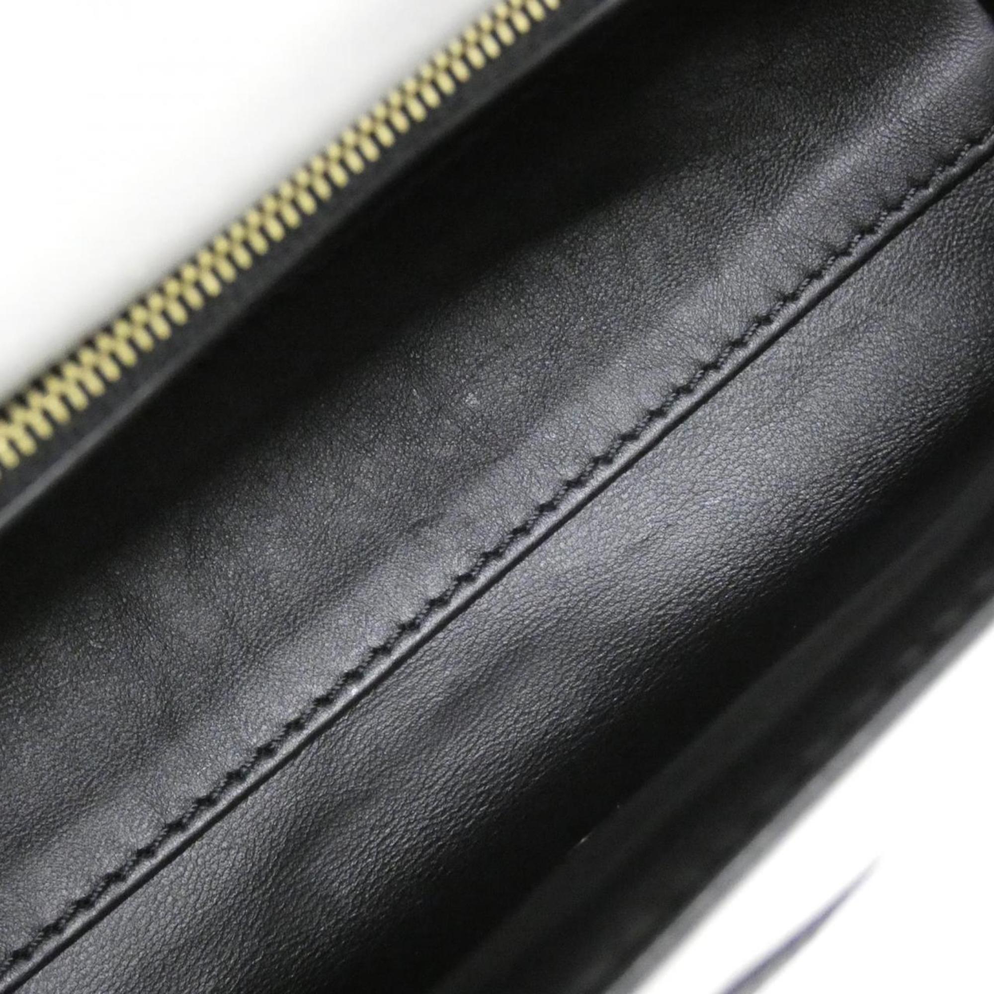 Louis Vuitton Blanc Noir Leather Shoulder Bag