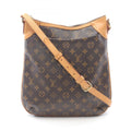 Louis Vuitton Brown Coated Canvas Leather Shoulder Bag