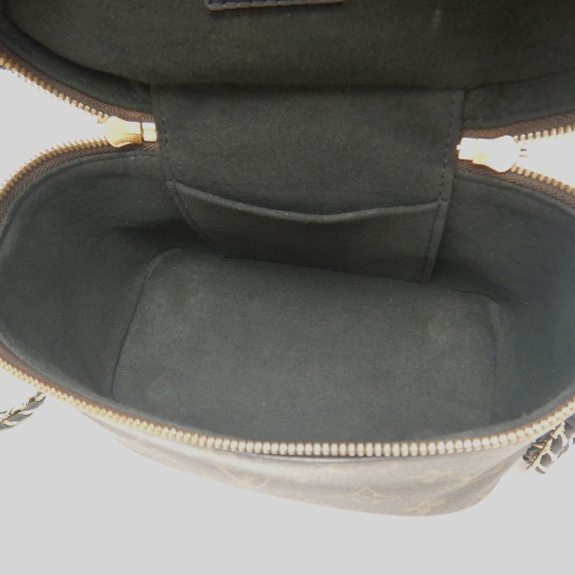 Louis Vuitton Brown Pvc Shoulder Bag Vanity Bag