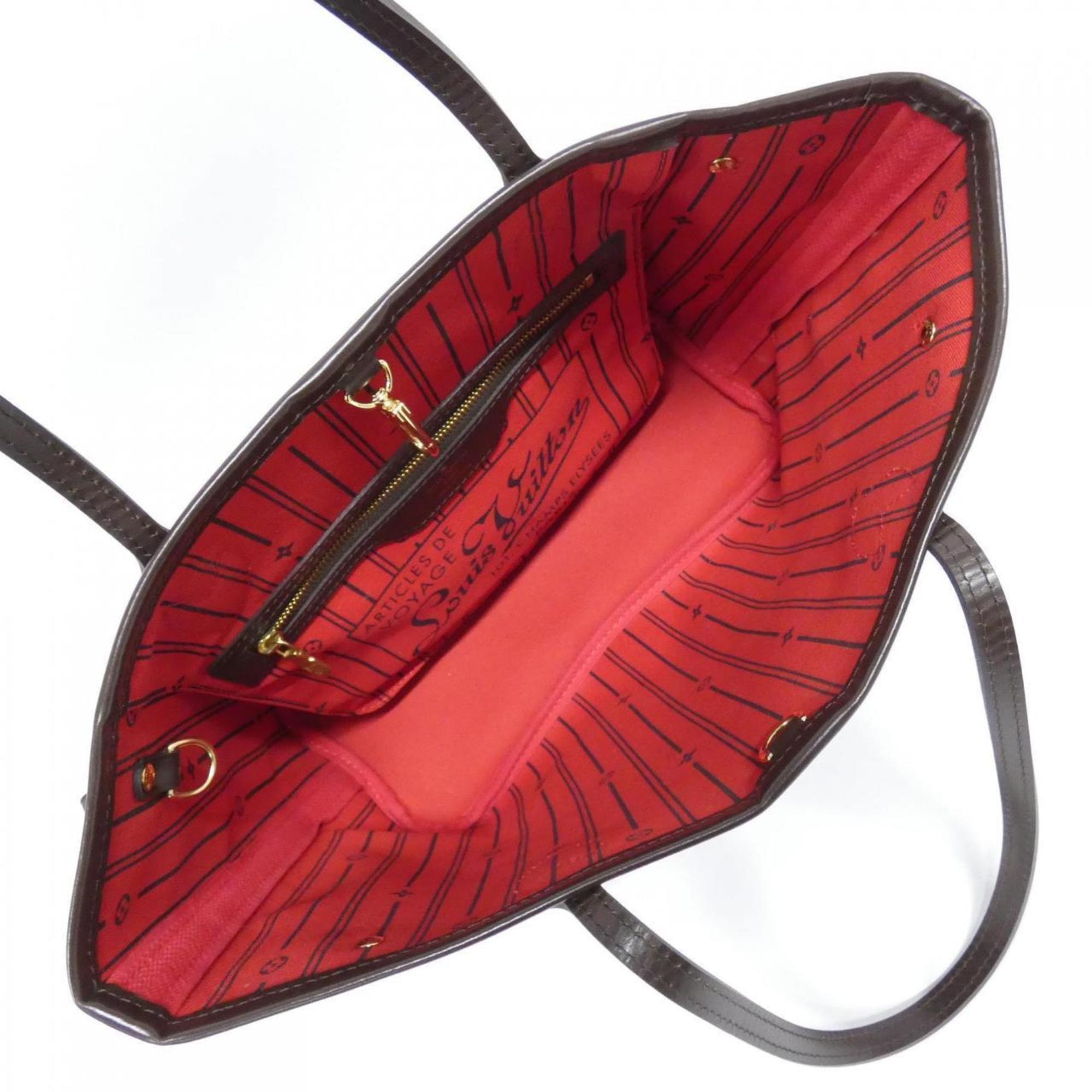 Louis Vuitton Brown Coated Canvas Handbag
