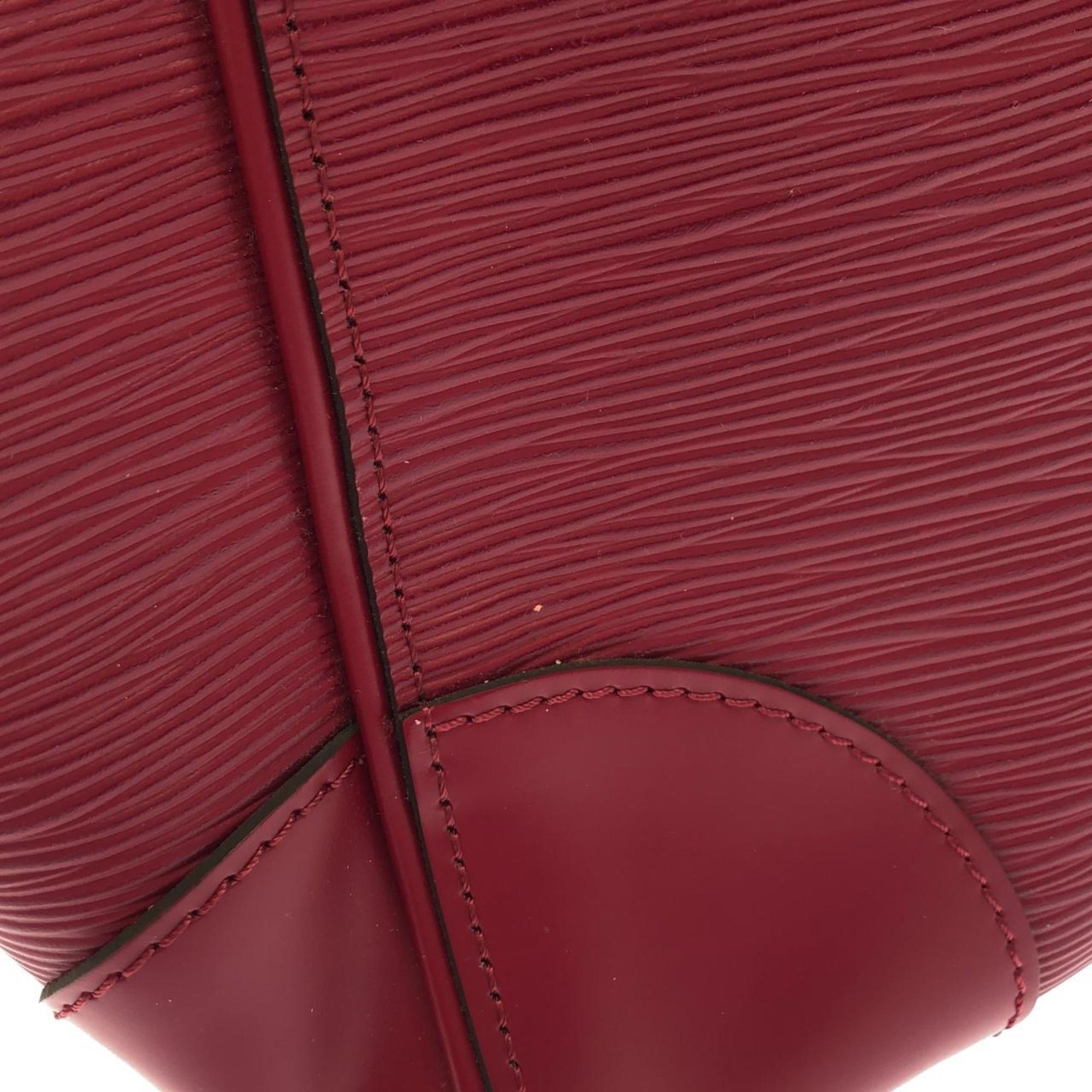 Louis Vuitton Fuchsia Leather Handbag