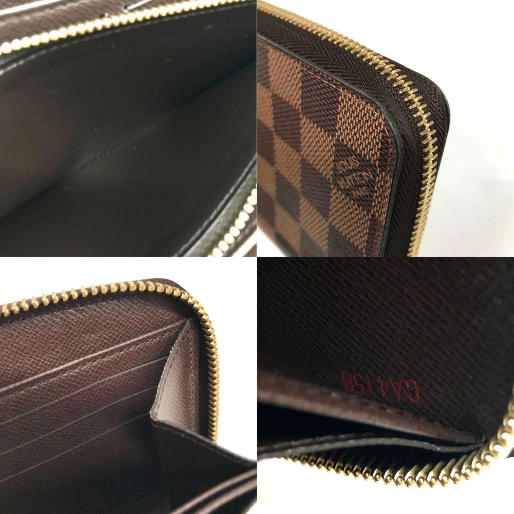 Louis Vuitton Brown Damier Canvas Ebene Damier Canvas Long Wallet