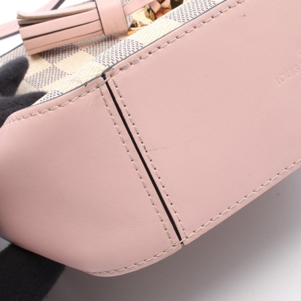 Louis Vuitton Damier Azur Pink White Coated Canvas Shoulder Bag