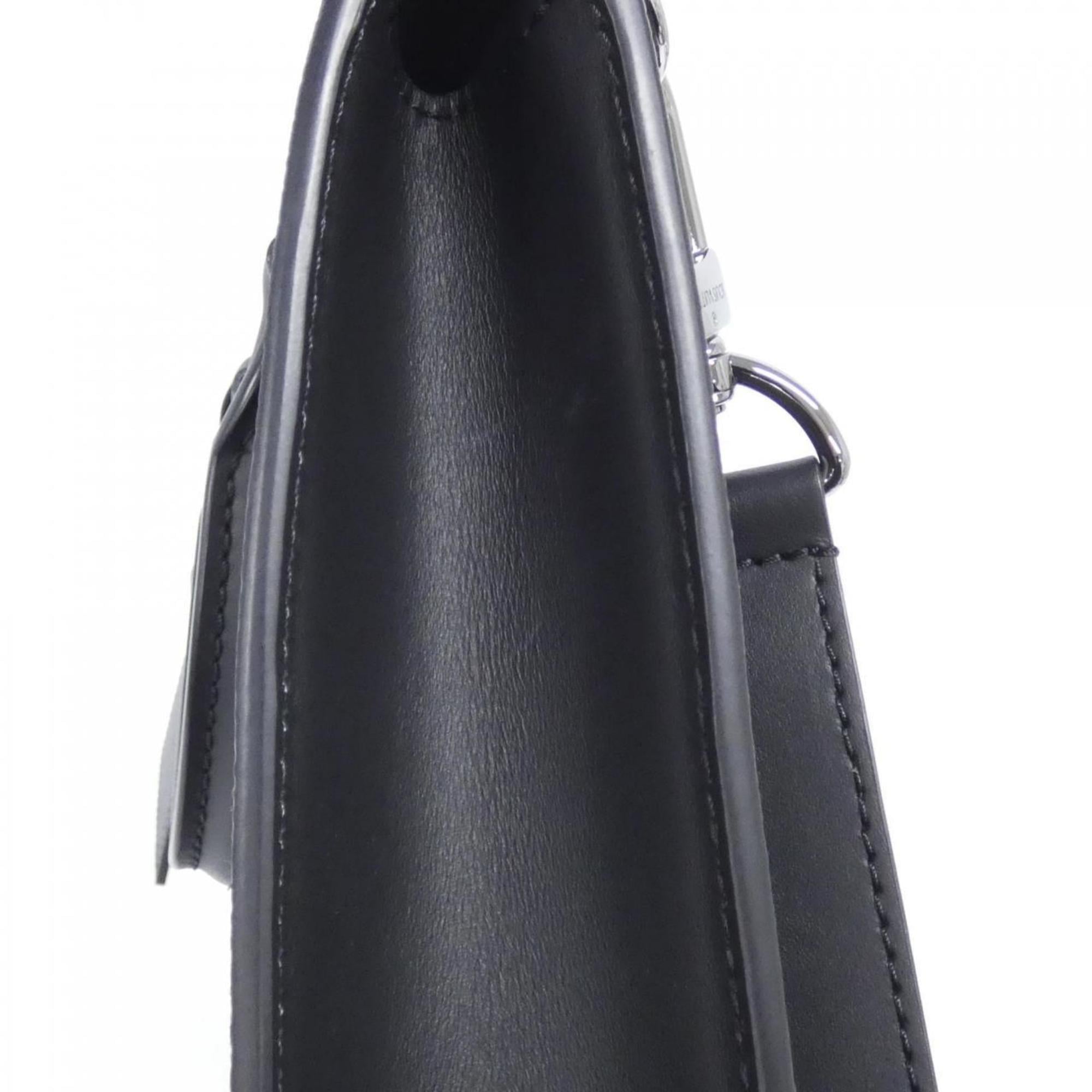 Louis Vuitton Black Coated Canvas Handbag