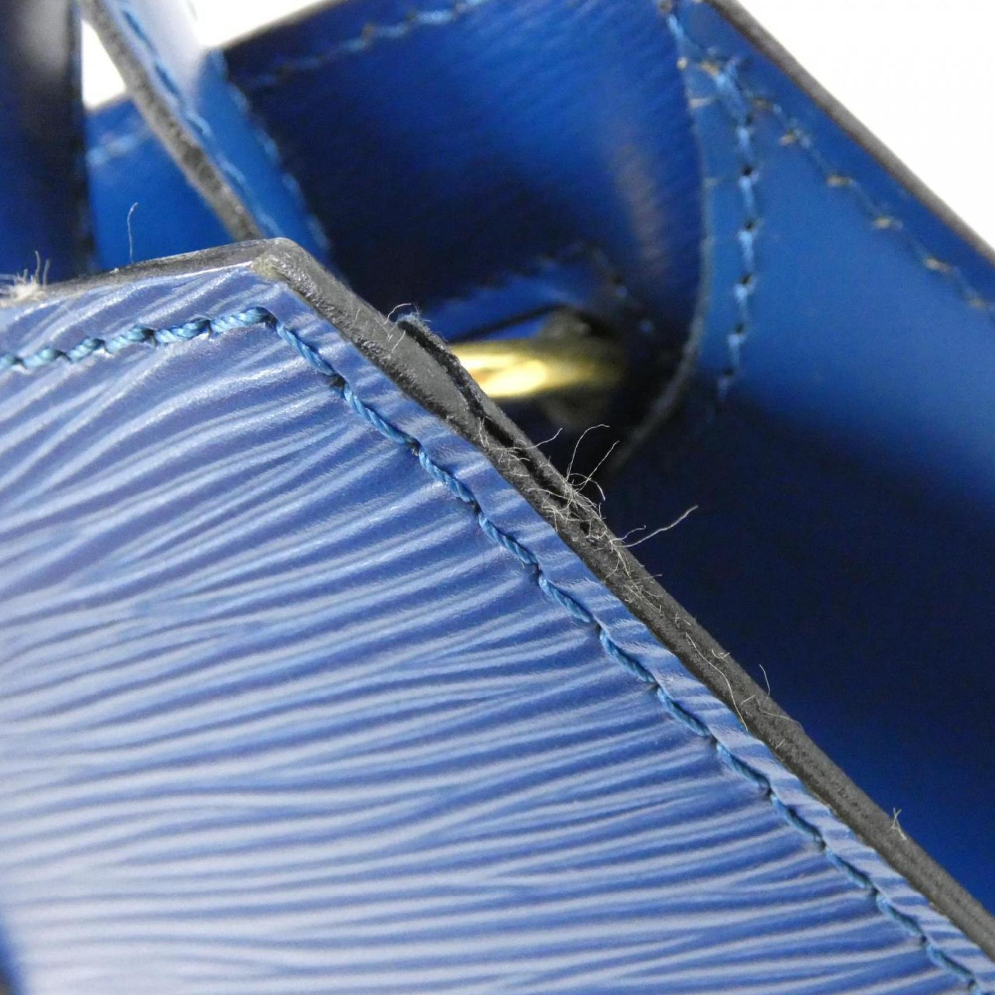 Louis Vuitton Blue Leather Shoulder Bag